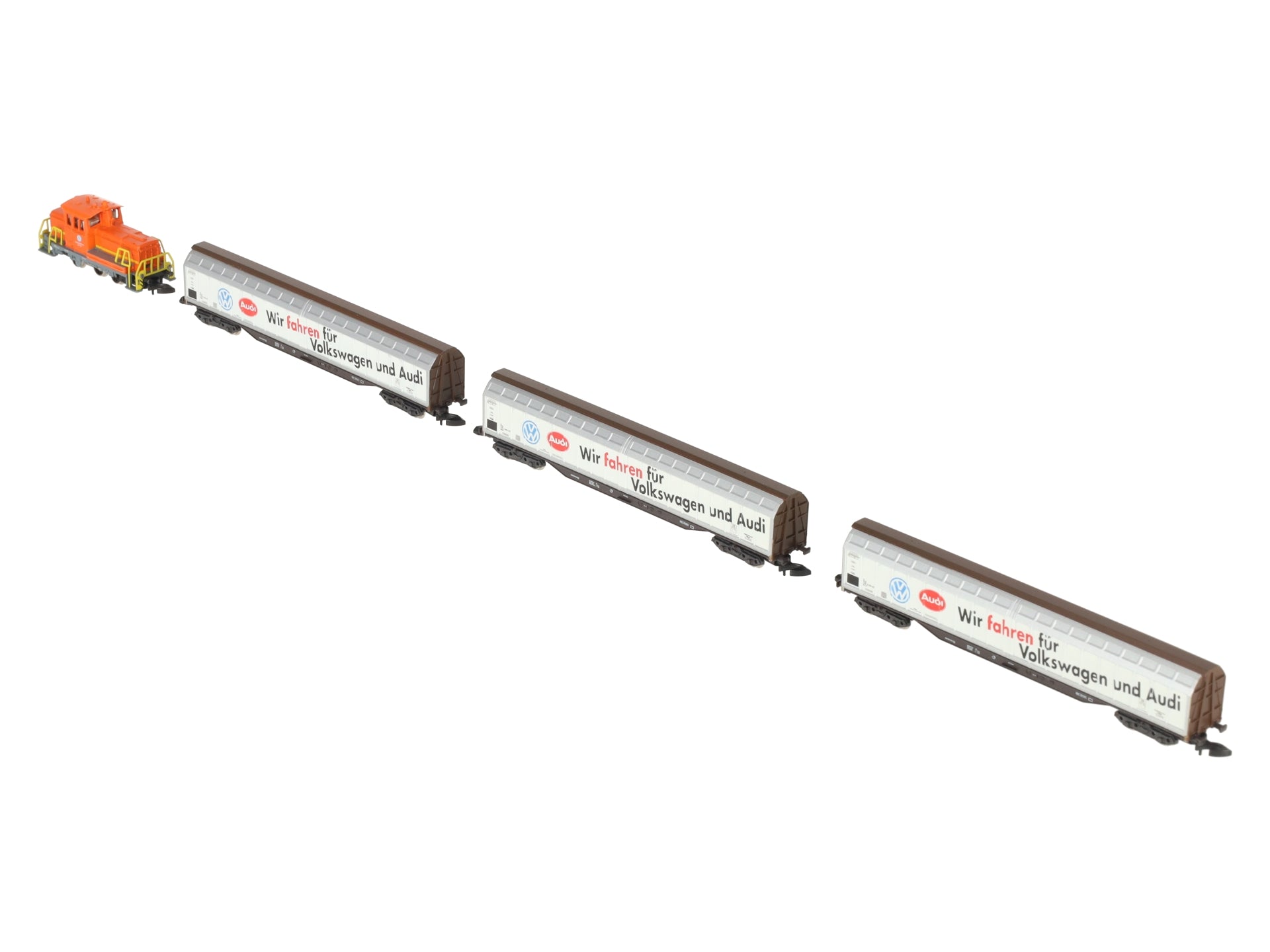 Marklin 8141 Z Scale Volkswagen Diesel Freight Train Set EX