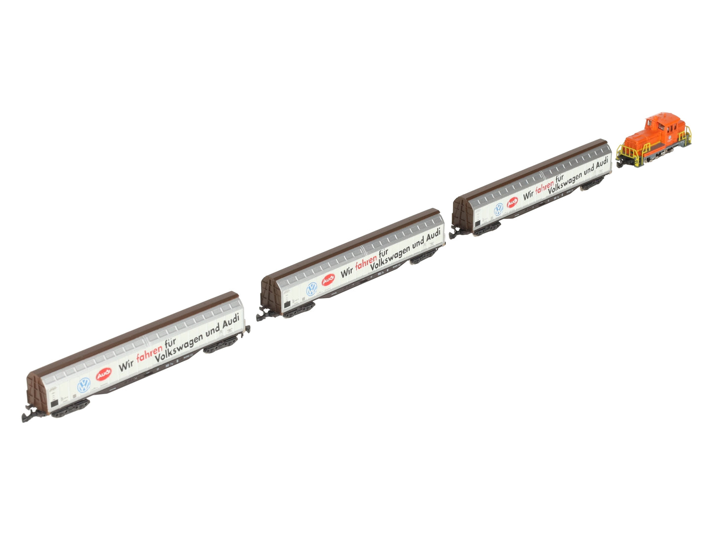 Marklin 8141 Z Scale Volkswagen Diesel Freight Train Set EX