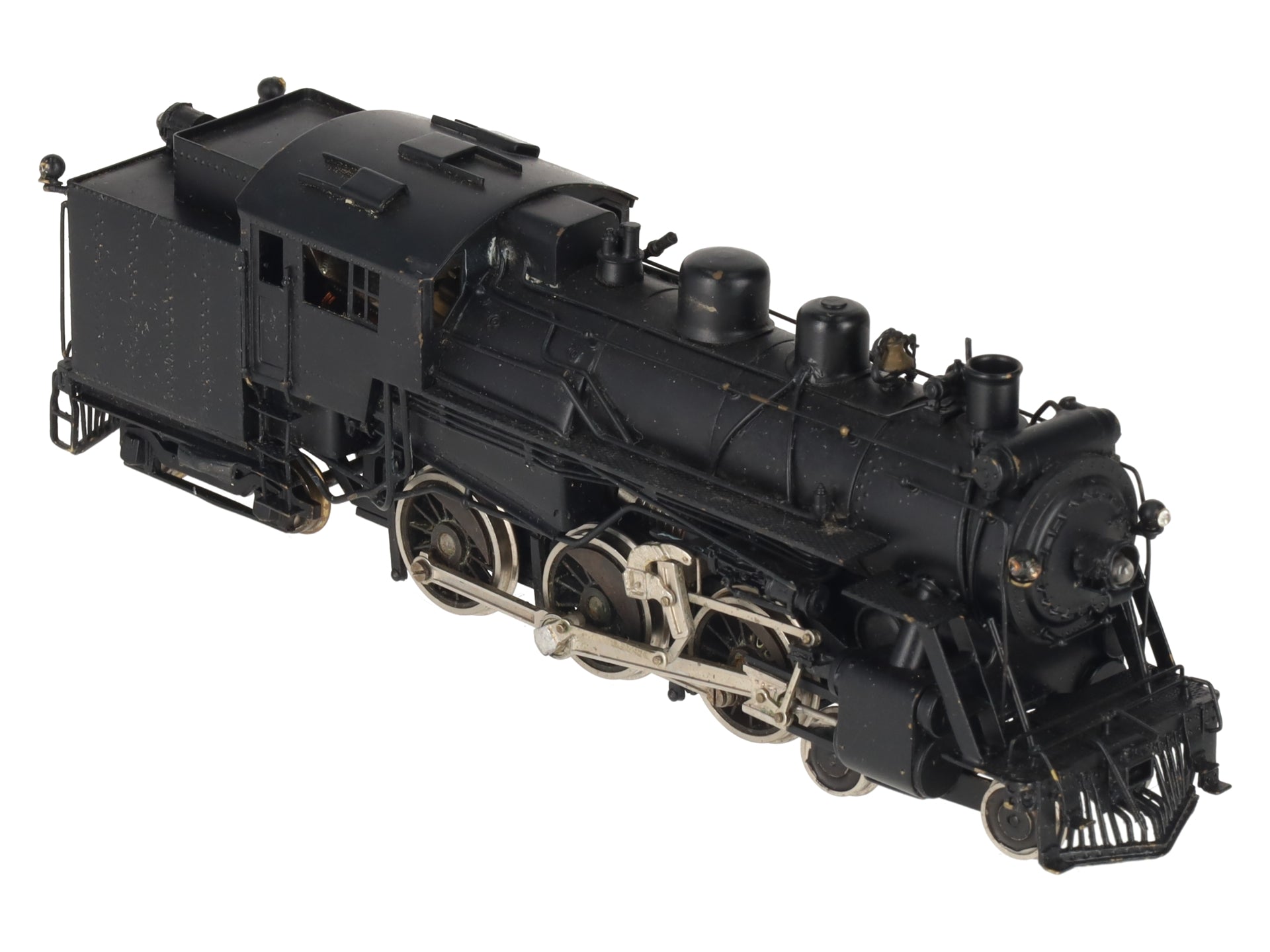 Models West HO Scale BRASS Central Of New Jersey 4-6-4T Loco w/ Tender- Painted