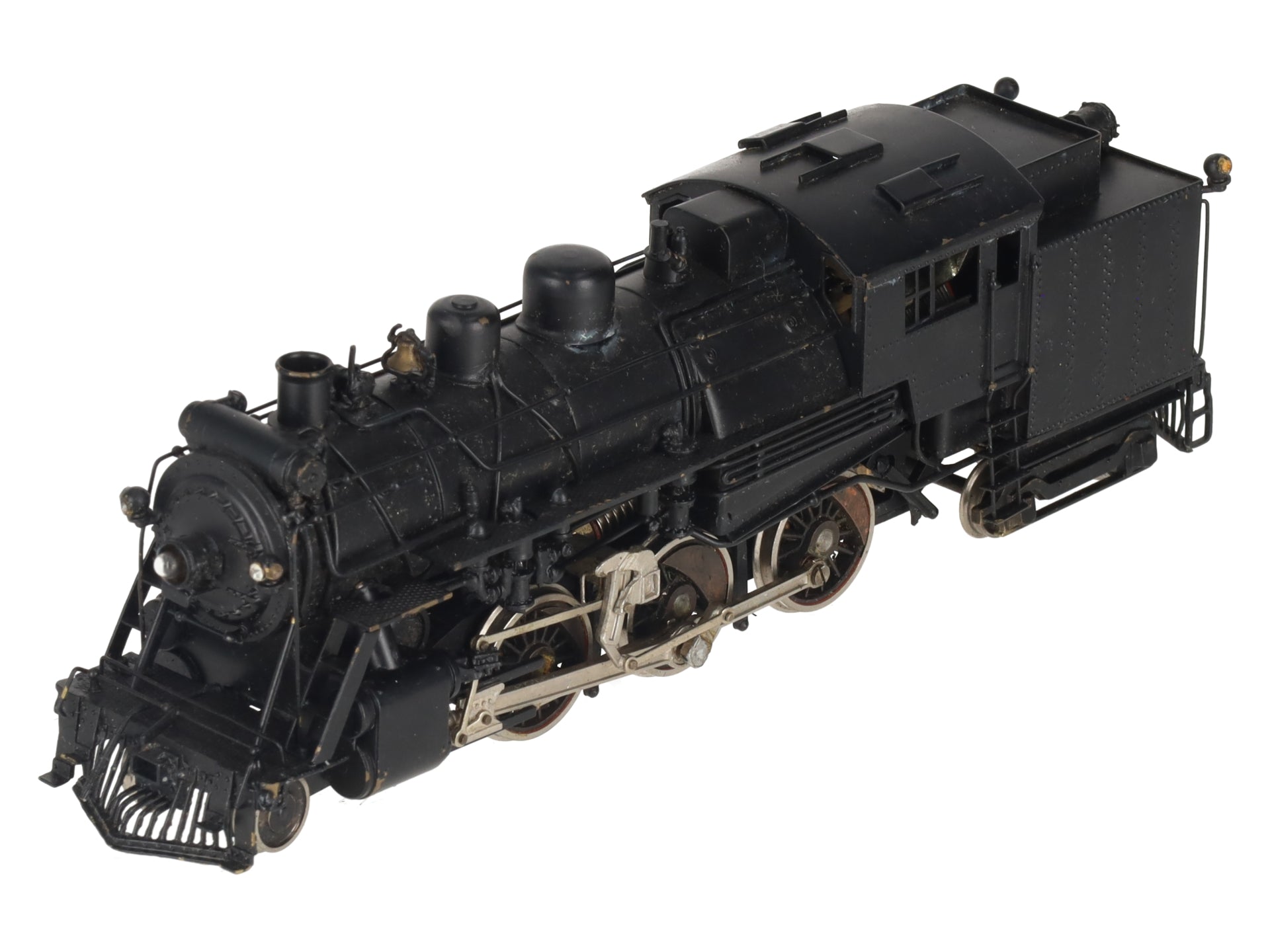 Models West HO Scale BRASS Central Of New Jersey 4-6-4T Loco w/ Tender- Painted