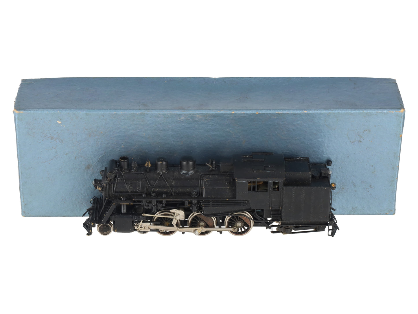 Models West HO Scale BRASS Central Of New Jersey 4-6-4T Loco w/ Tender- Painted