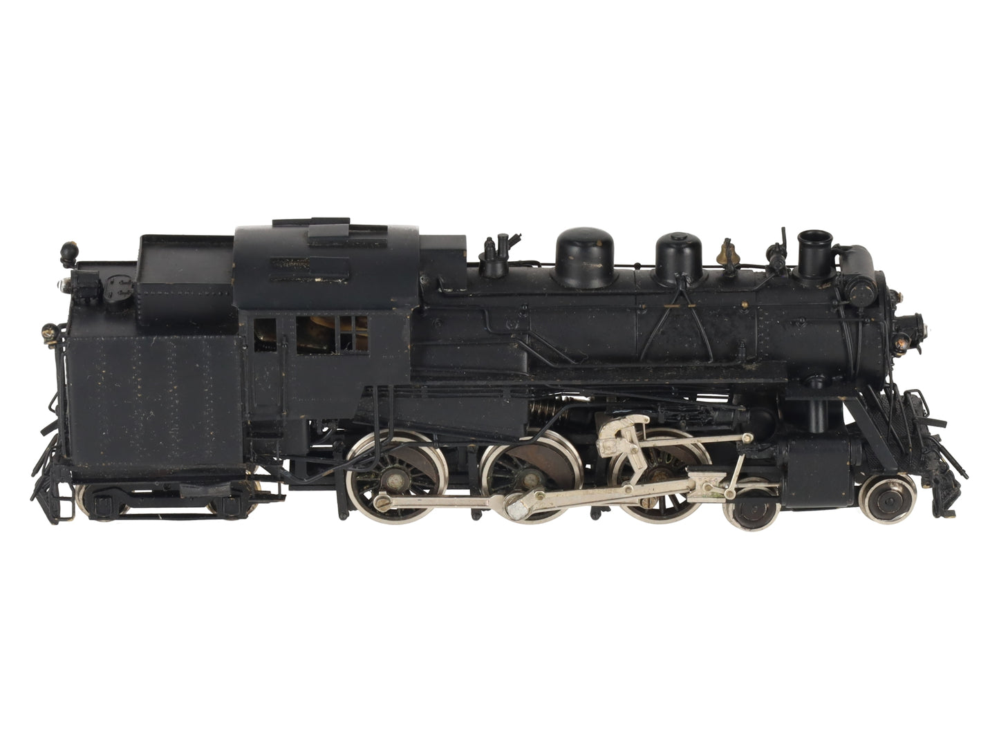 Models West HO Scale BRASS Central Of New Jersey 4-6-4T Loco w/ Tender- Painted