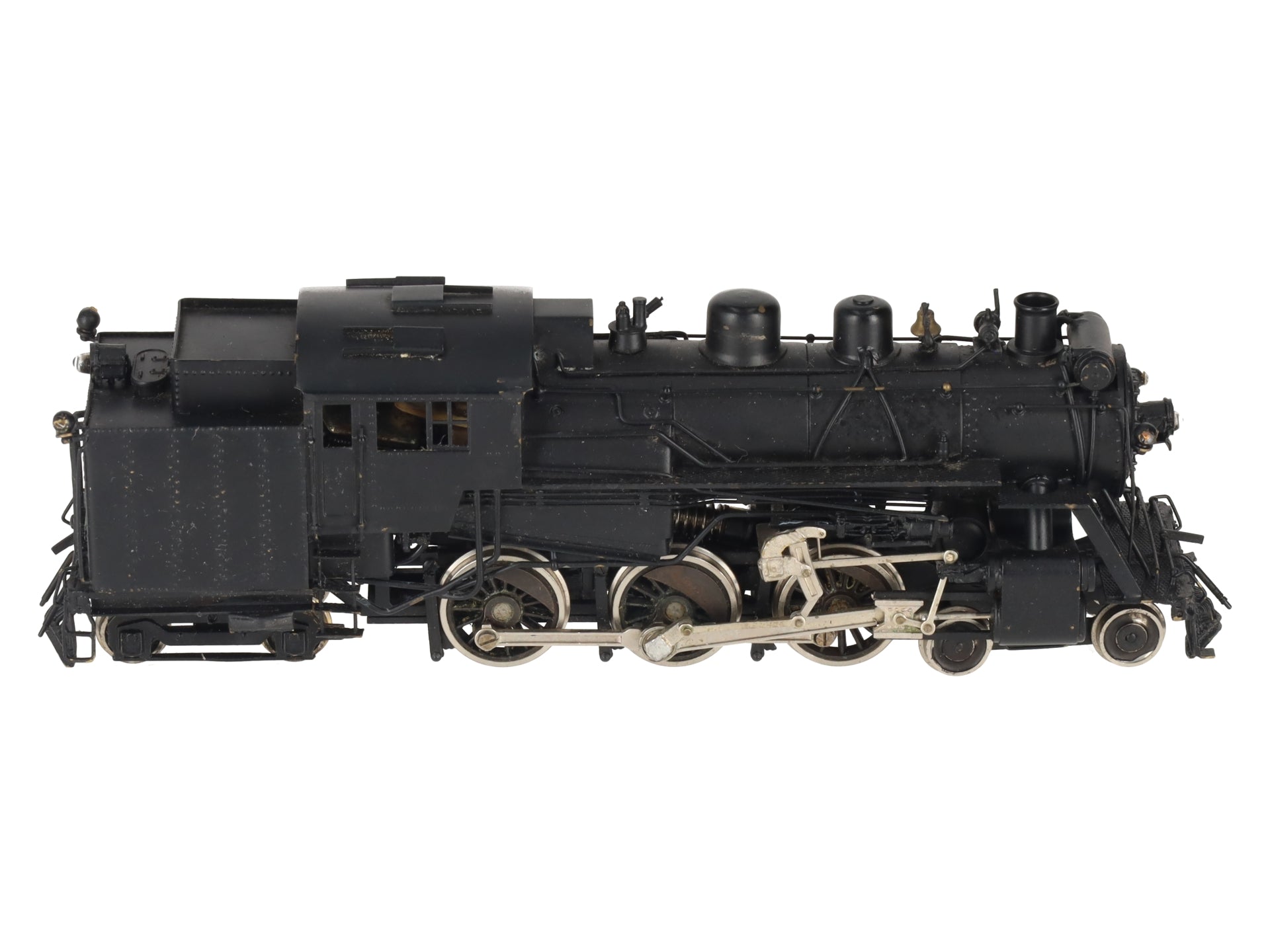 Models West HO Scale BRASS Central Of New Jersey 4-6-4T Loco w/ Tender- Painted