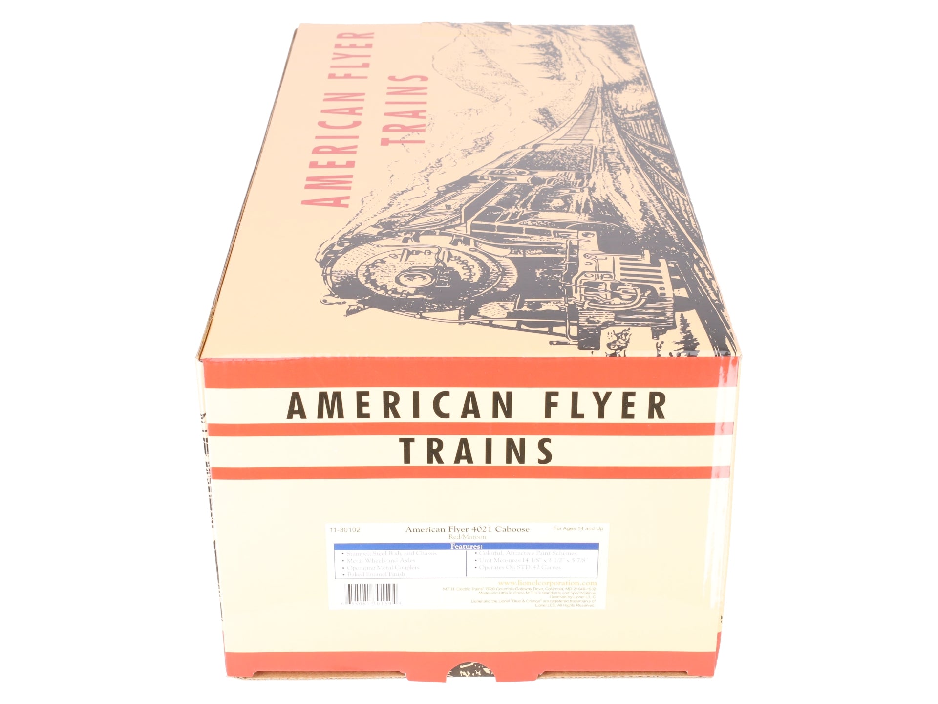 MTH 11-30102 Standard Gauge American Flyer Caboose #4021 LN/Box
