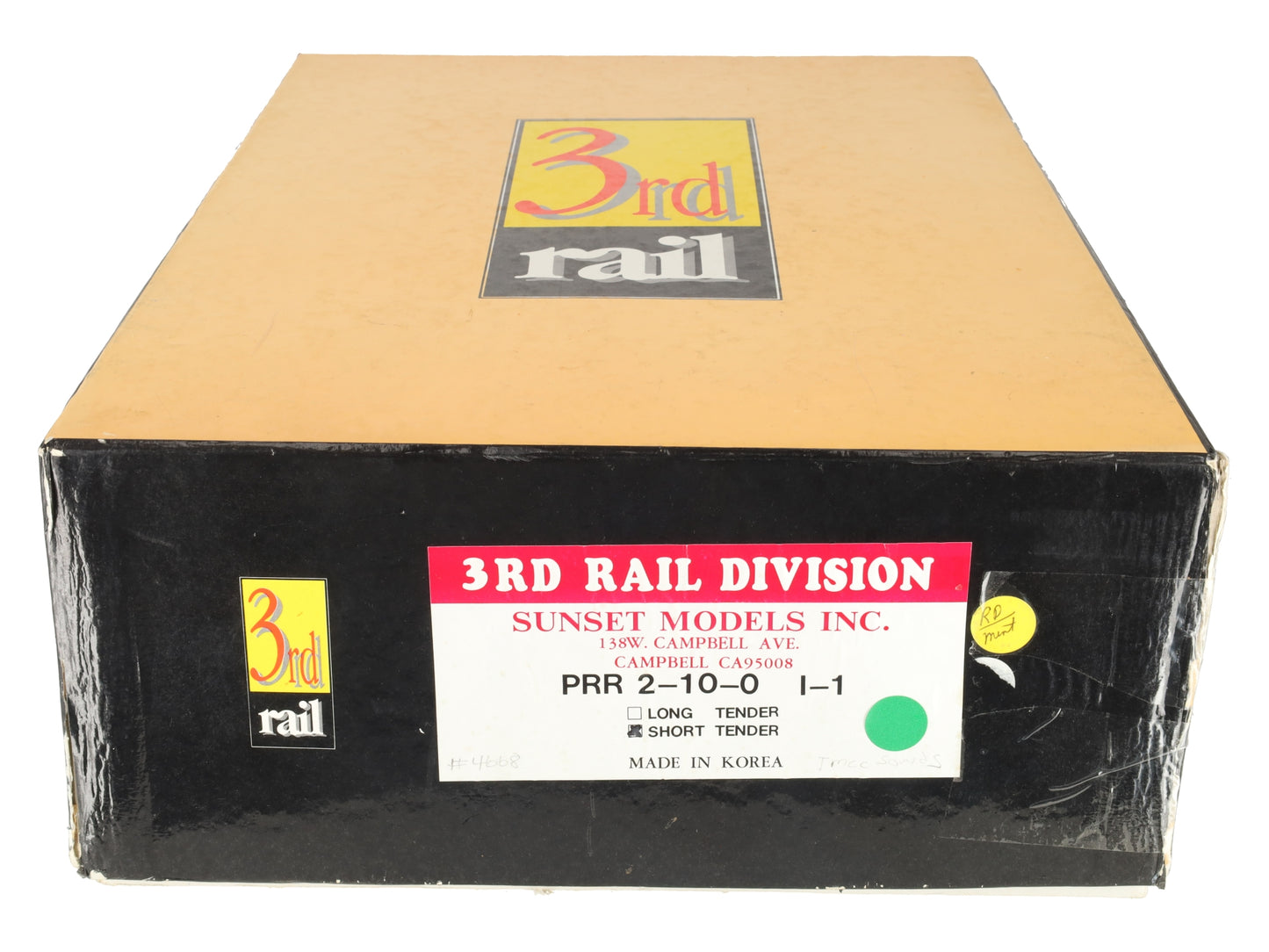 3rd Rail 4668 O BRASS Pennsylvania 2-10-0 Decapod Steam Locomotive -FP EX/Box