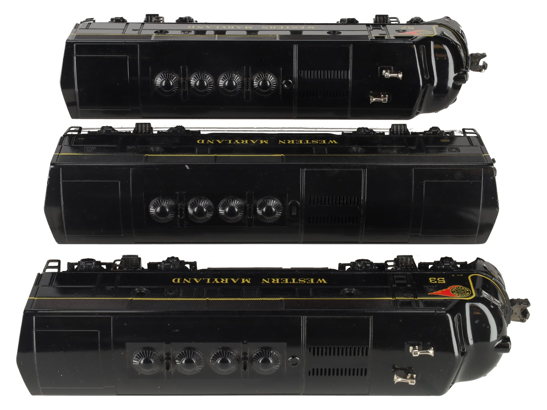 Lionel 2333 Custom Painted Vintage Western Maryland ALCO F3 ABA: #53/57