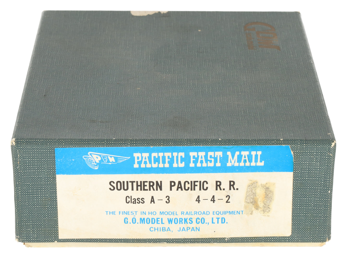Pacific Fast Mail HO BRASS SP A3 4-4-2 Steam Locomotive & Tender -Painted/Box