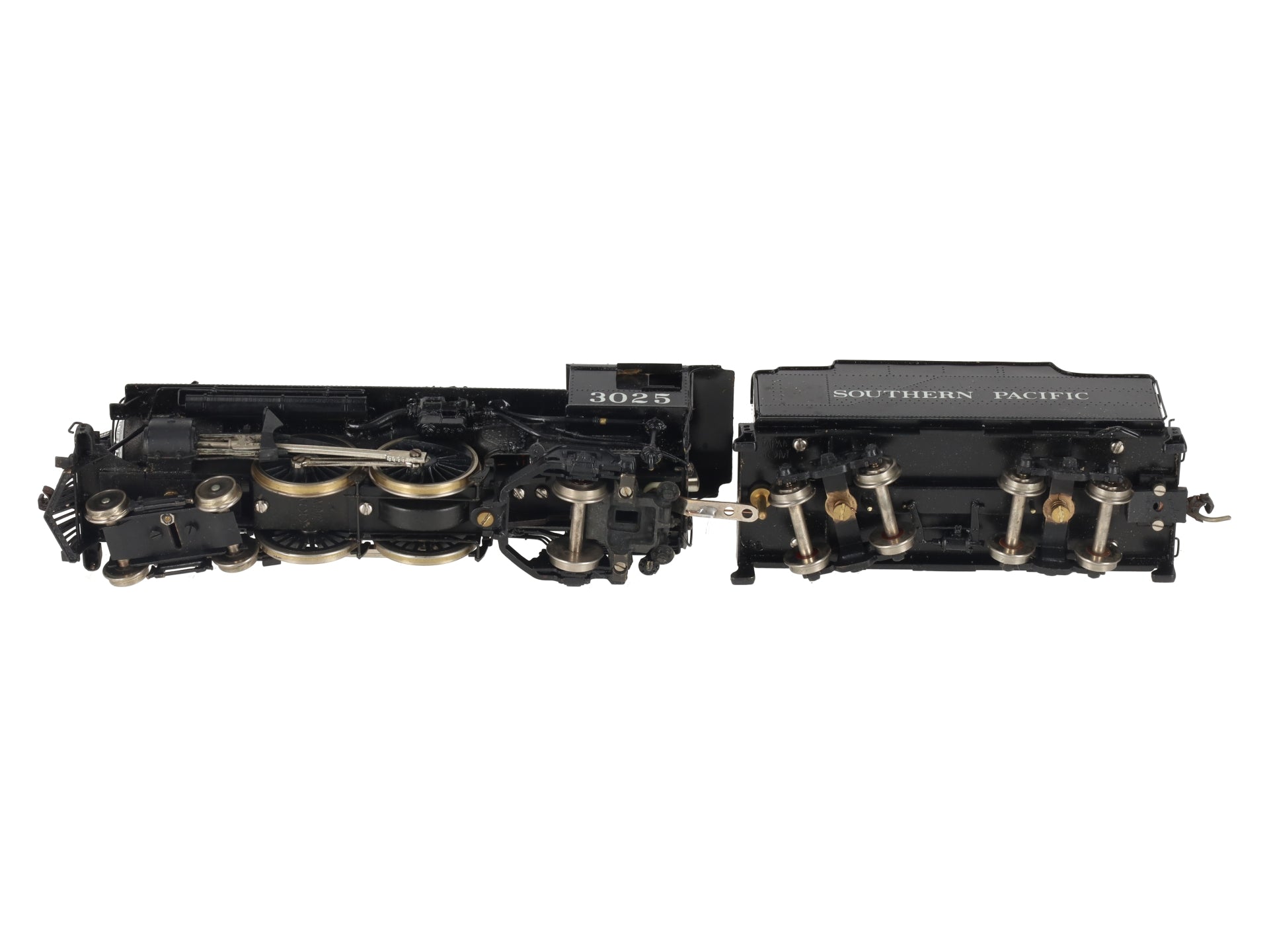 Pacific Fast Mail HO BRASS SP A3 4-4-2 Steam Locomotive & Tender -Painted/Box