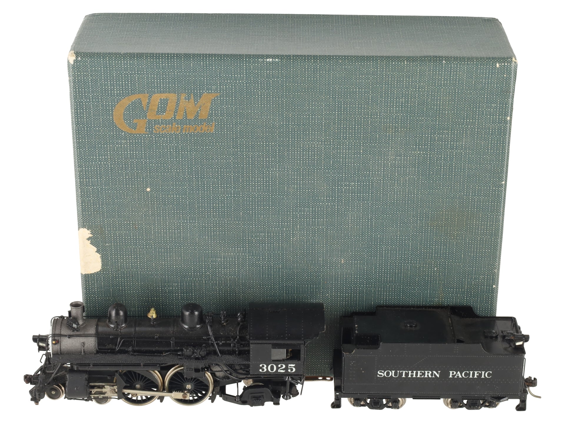Pacific Fast Mail HO BRASS SP A3 4-4-2 Steam Locomotive & Tender -Painted/Box