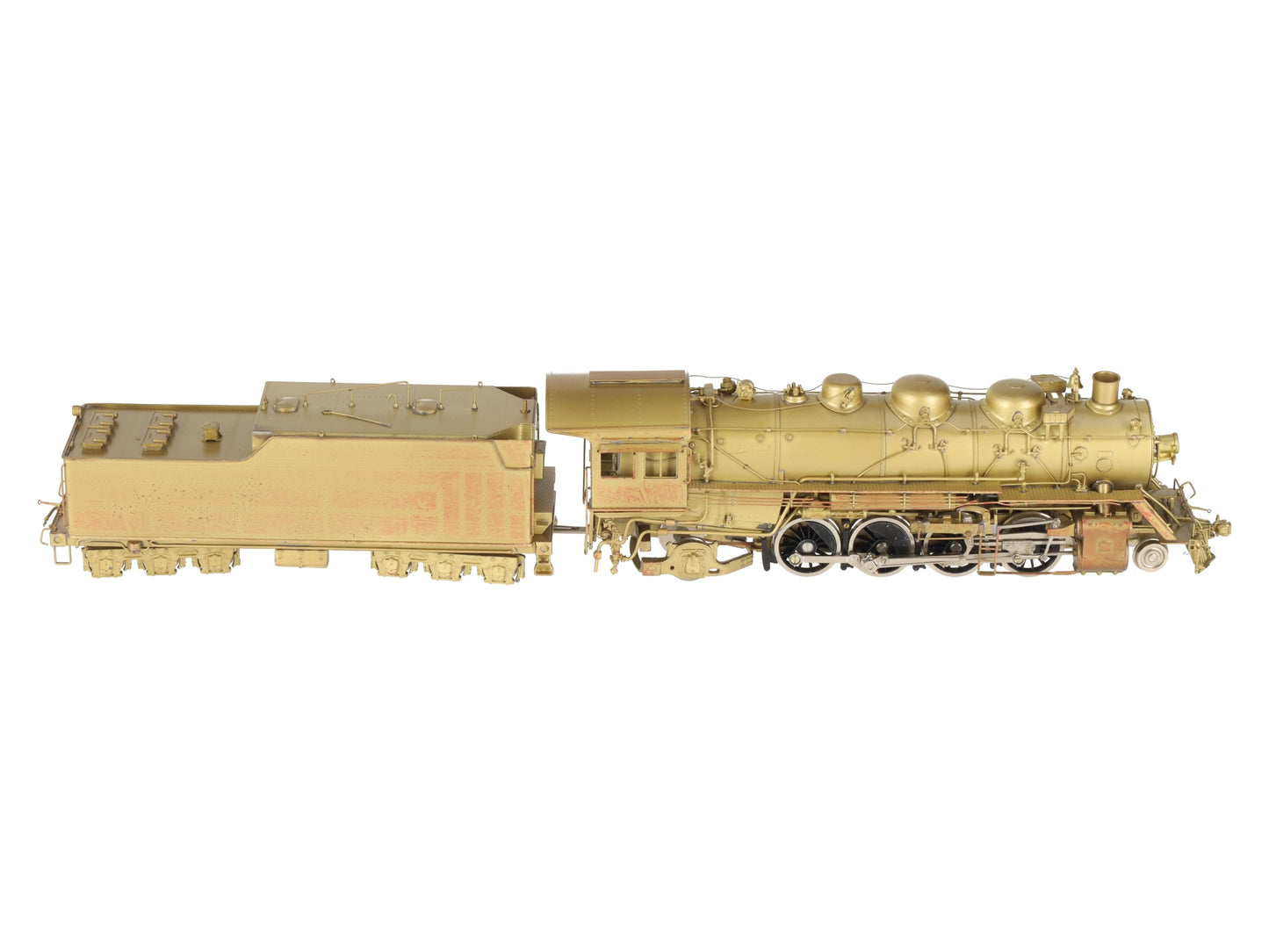 Sunset Models HO BRASS Santa Fe 2-8-2 "4000" Class Steam Locomotive VG/Box