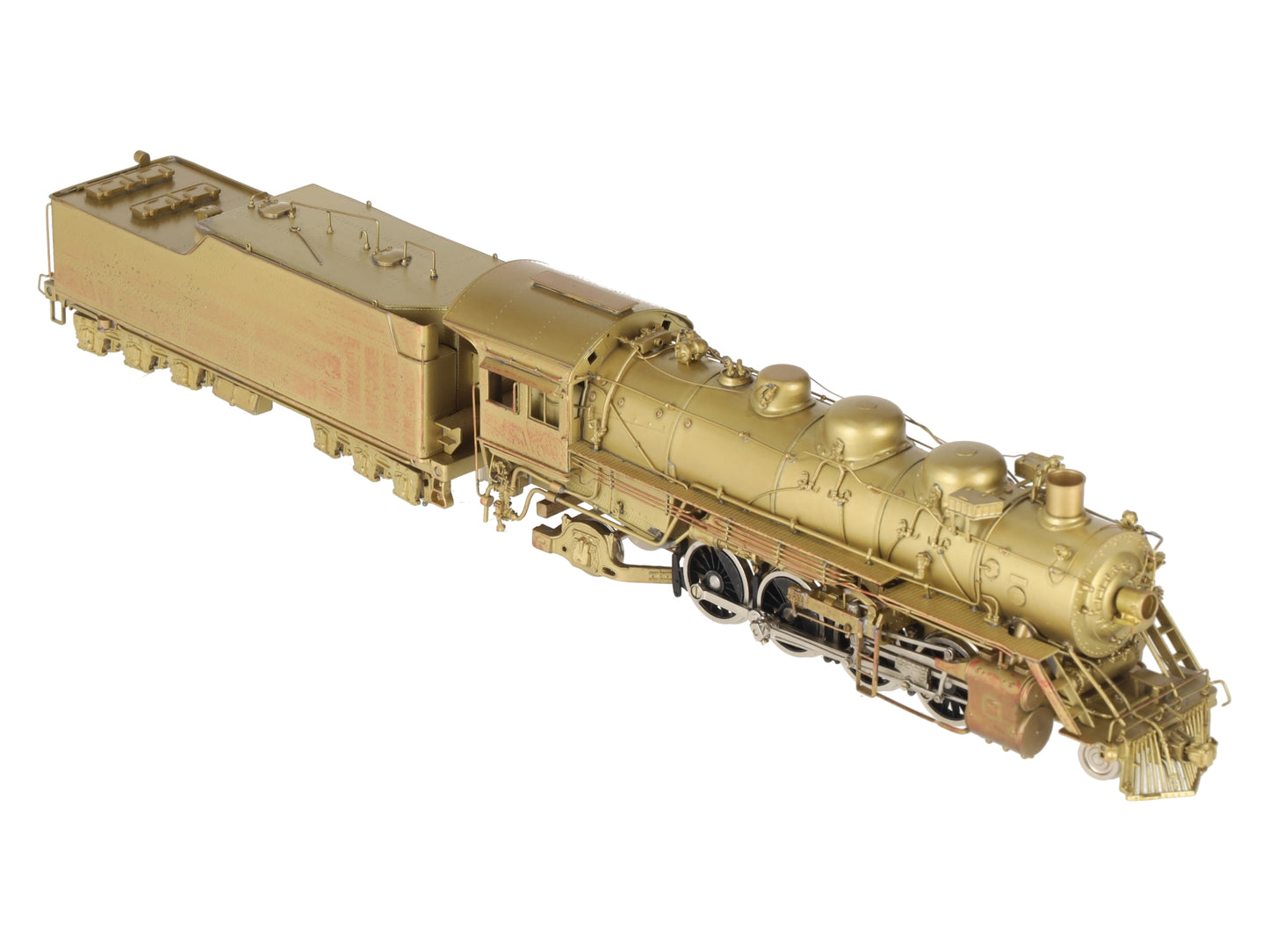 Sunset Models HO BRASS Santa Fe 2-8-2 "4000" Class Steam Locomotive VG/Box