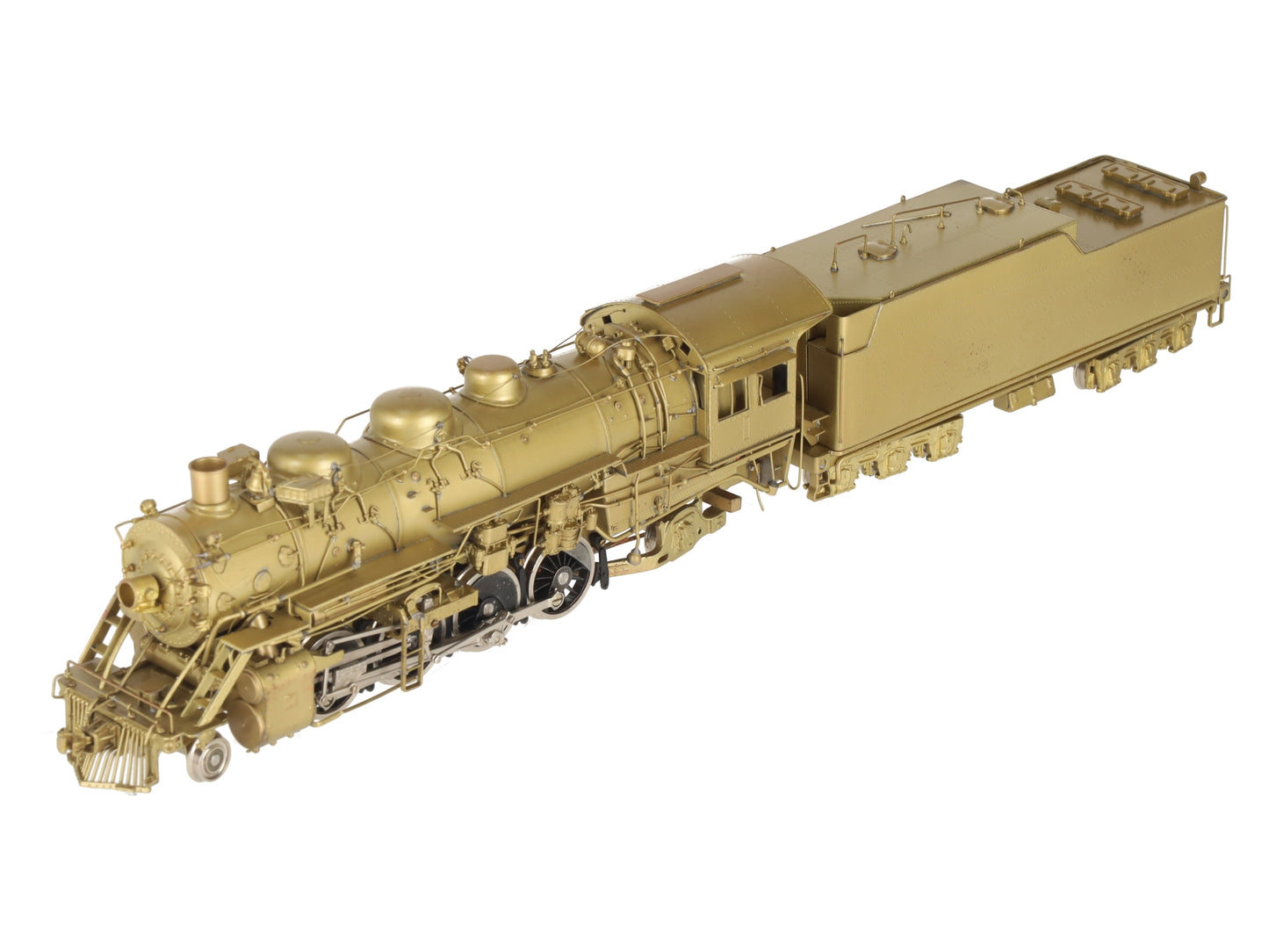 Sunset Models HO BRASS Santa Fe 2-8-2 "4000" Class Steam Locomotive VG/Box