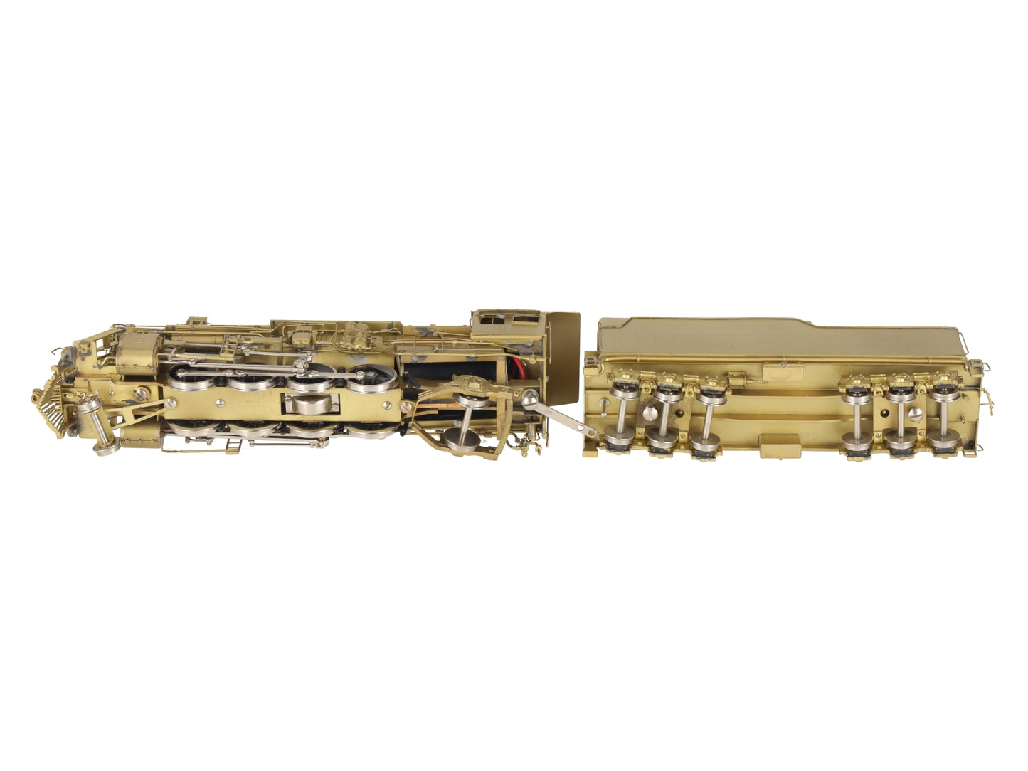 Sunset Models HO BRASS Santa Fe 2-8-2 "4000" Class Steam Locomotive VG/Box