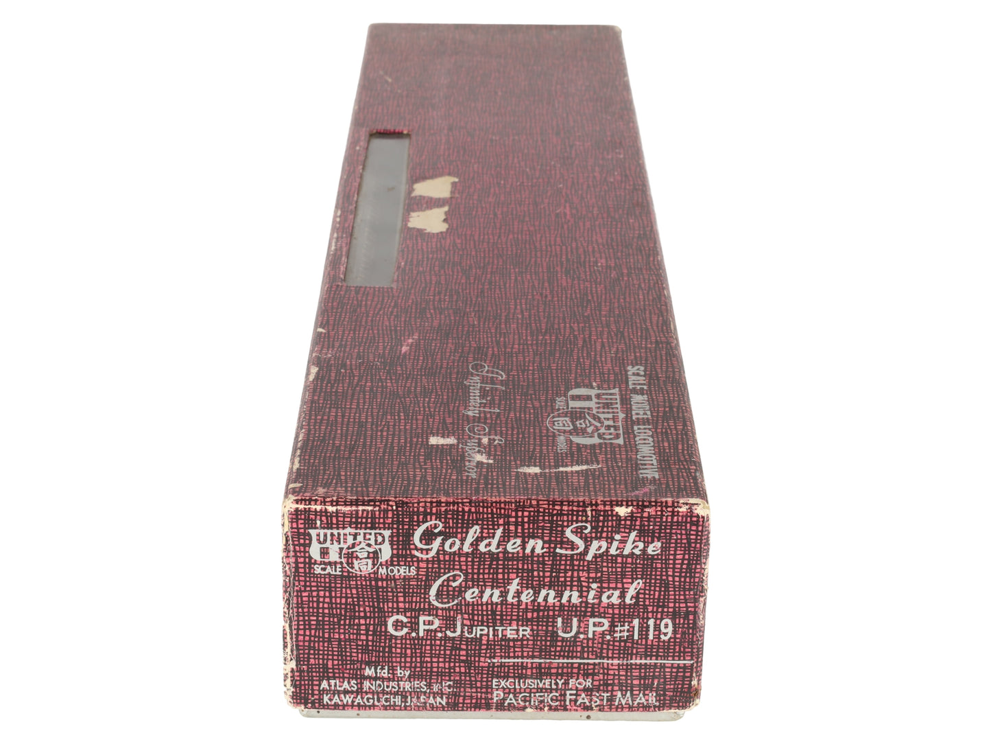 PFM/United Models HO BRASS 4-4-0 Golden Spike Centennial #119 VG/Box
