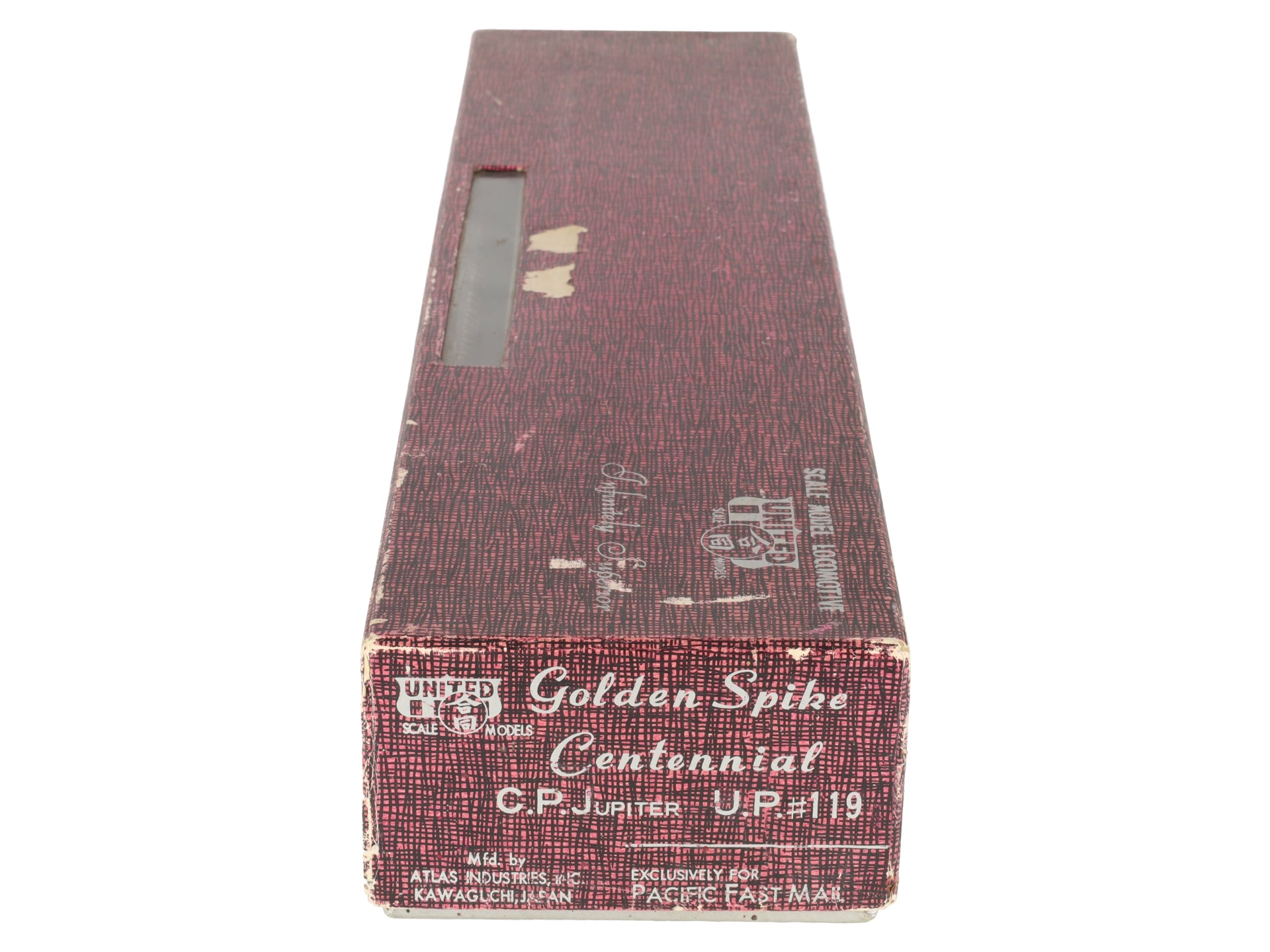 PFM/United Models HO BRASS 4-4-0 Golden Spike Centennial #119 VG/Box