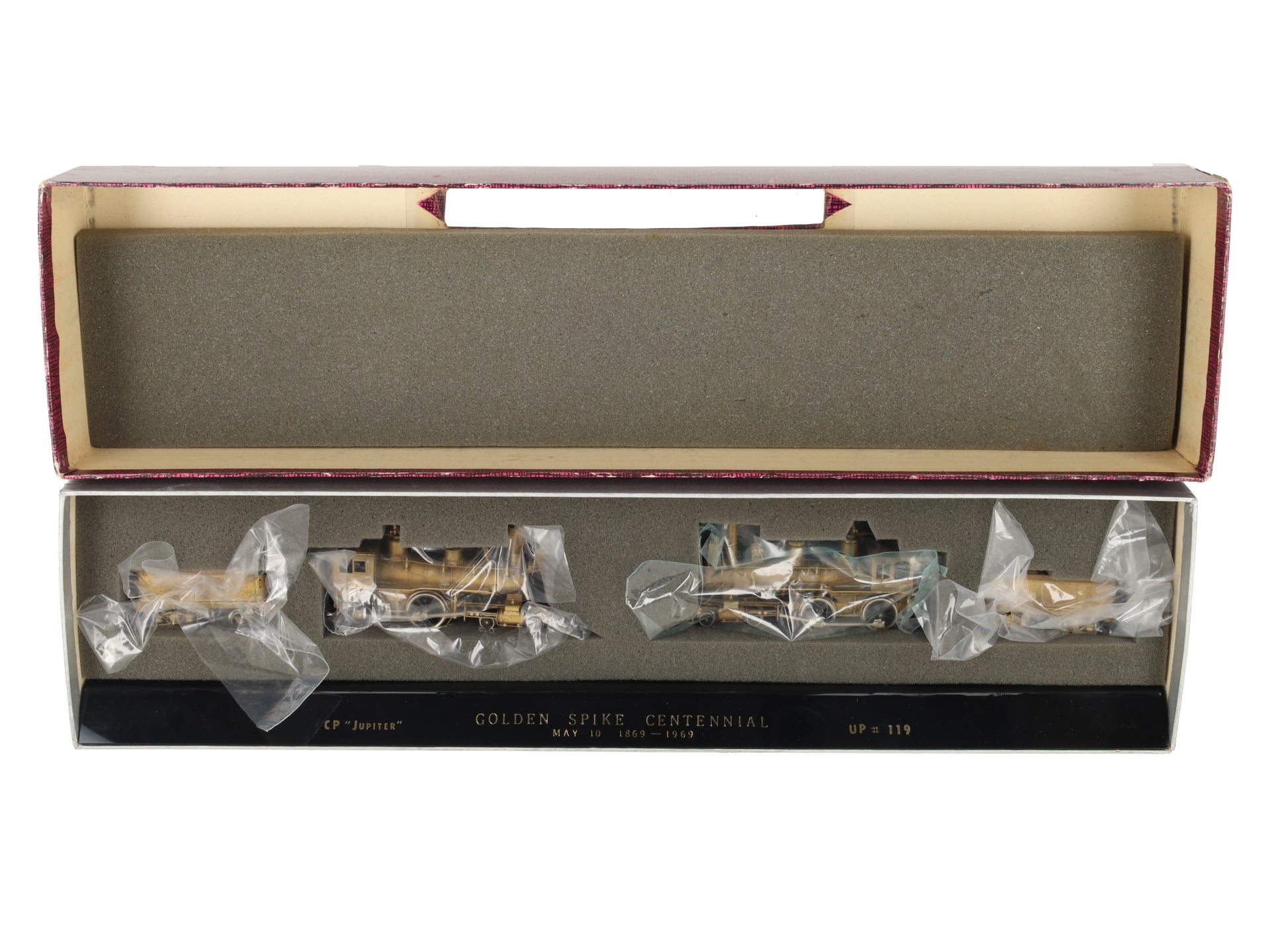 PFM/United Models HO BRASS 4-4-0 Golden Spike Centennial #119 VG/Box