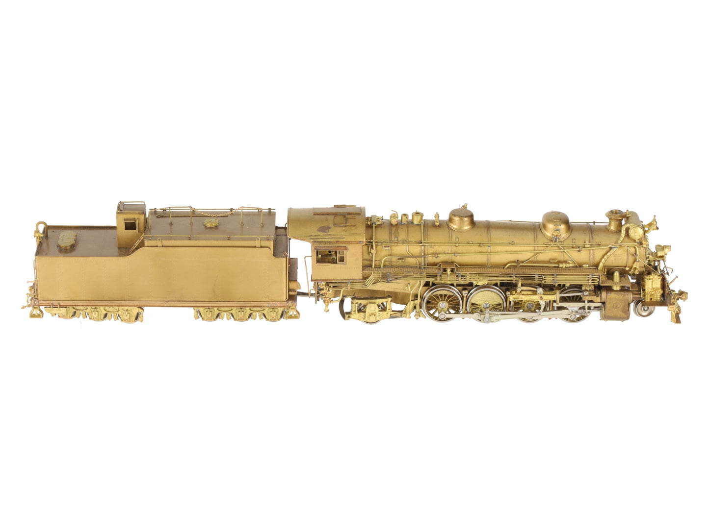 Key Imports HO BRASS T&P 2-8-2 Mikado Steam Loco & Tender #800 VG/Box