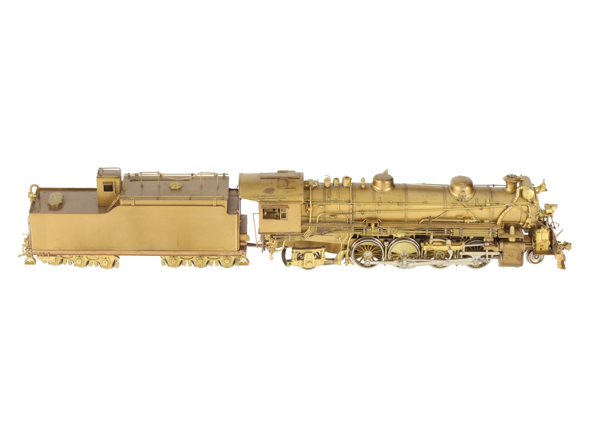 Key Imports HO BRASS T&P 2-8-2 Mikado Steam Loco & Tender #800 VG/Box