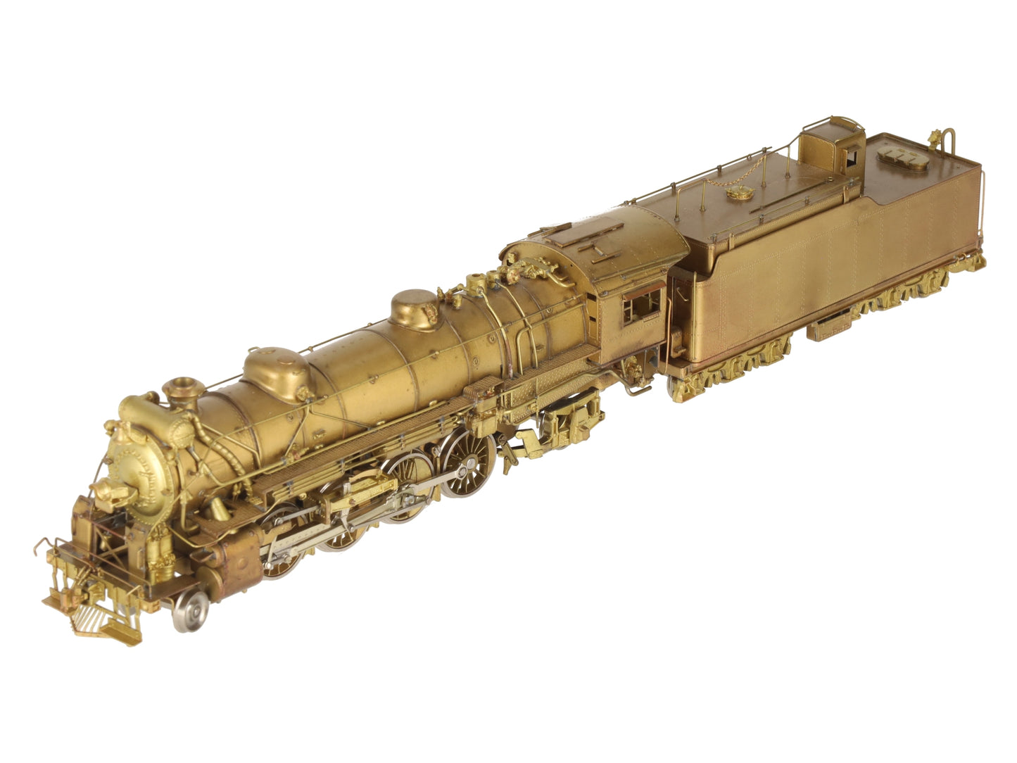 Key Imports HO BRASS T&P 2-8-2 Mikado Steam Loco & Tender #800 VG/Box