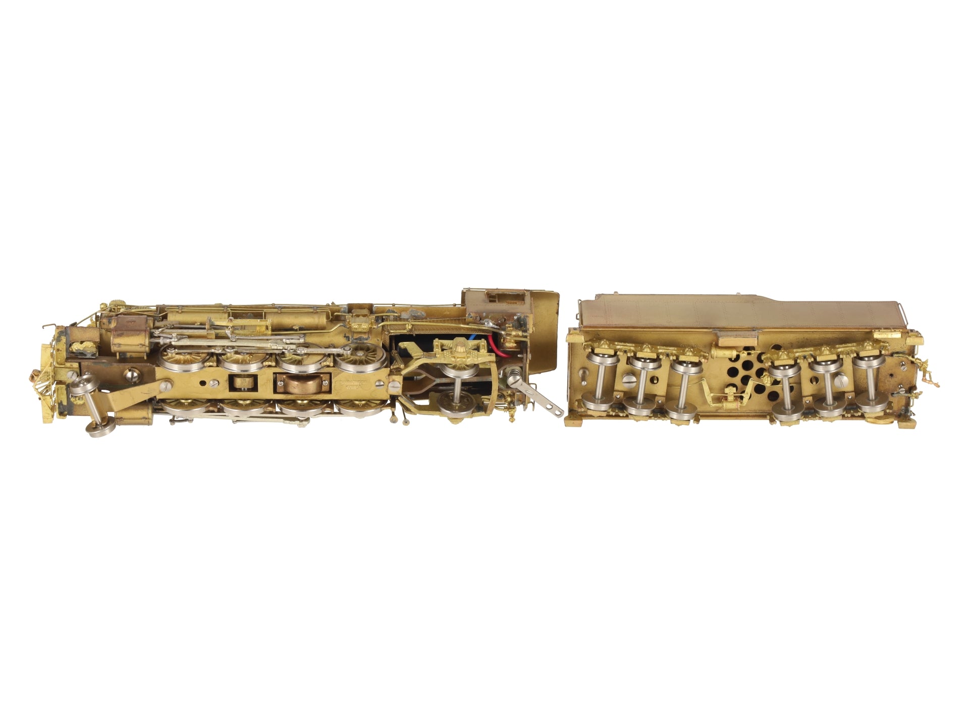 Key Imports HO BRASS T&P 2-8-2 Mikado Steam Loco & Tender #800 VG/Box