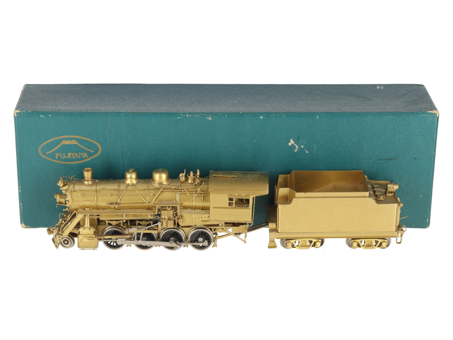 Overland Models/Kobra HO Scale Brass Undecorated 2-8-0 Steam Locomotive w/Tender VG