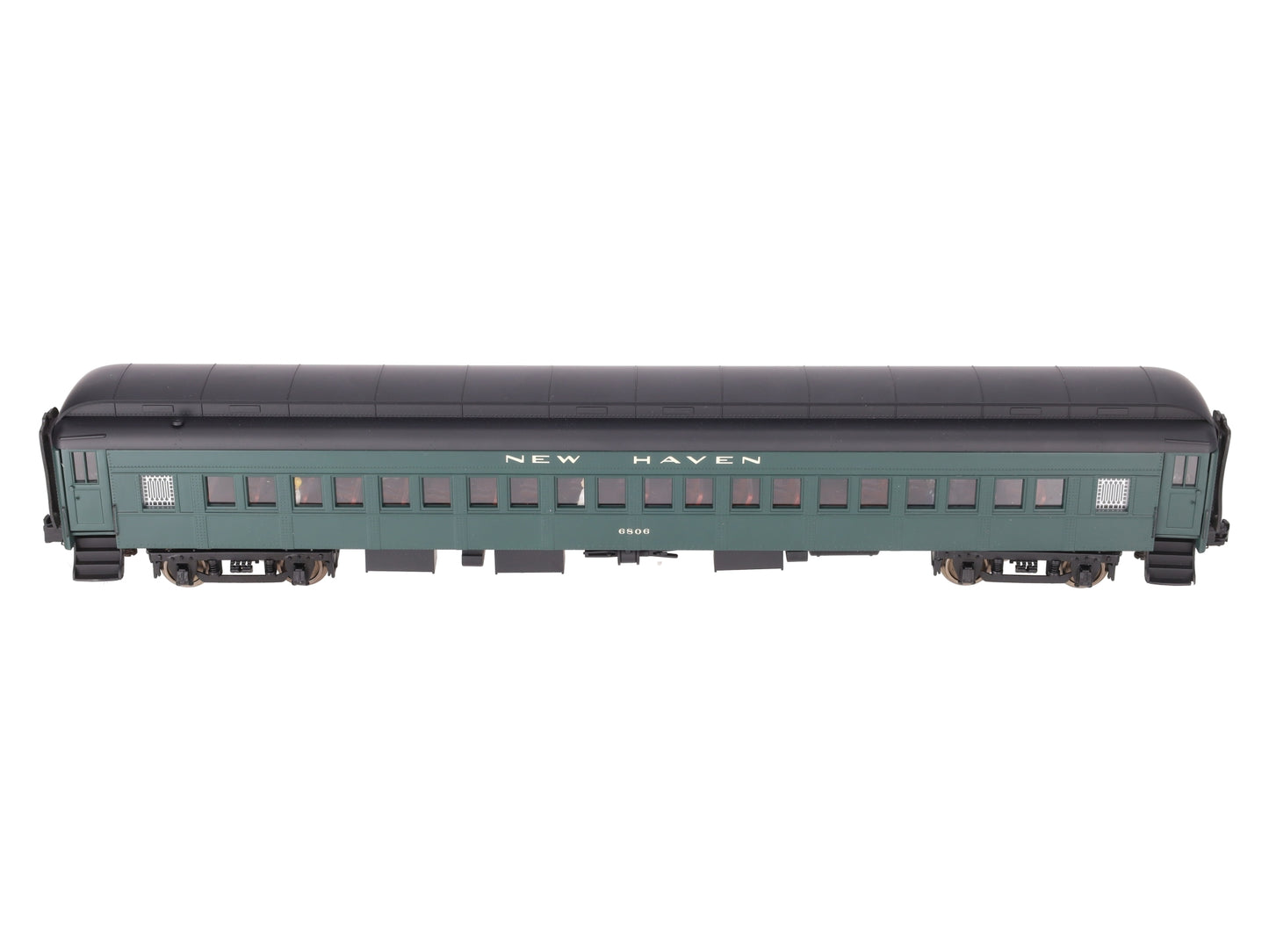 Golden Gate Depot New O Gauge Haven 80' Green Coach #6806 - 2-Rail EX/Box