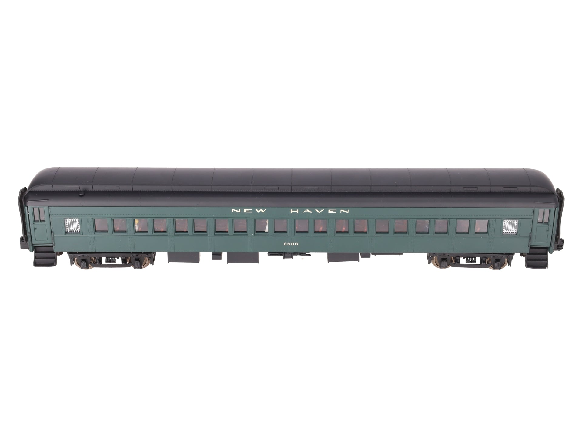 Golden Gate Depot New O Gauge Haven 80' Green Coach #6806 - 2-Rail EX/Box