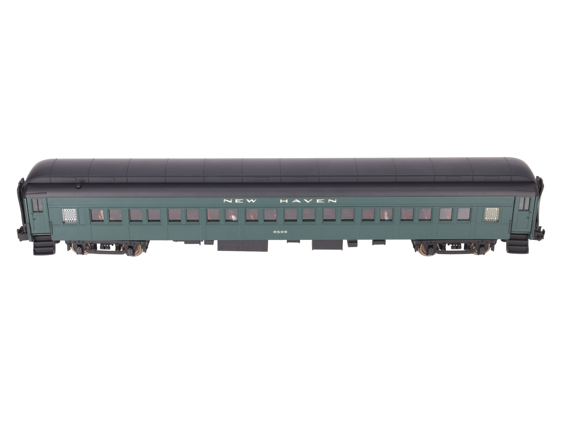 Golden Gate Depot New O Gauge Haven 80' Green Coach #6806 - 2-Rail EX/Box