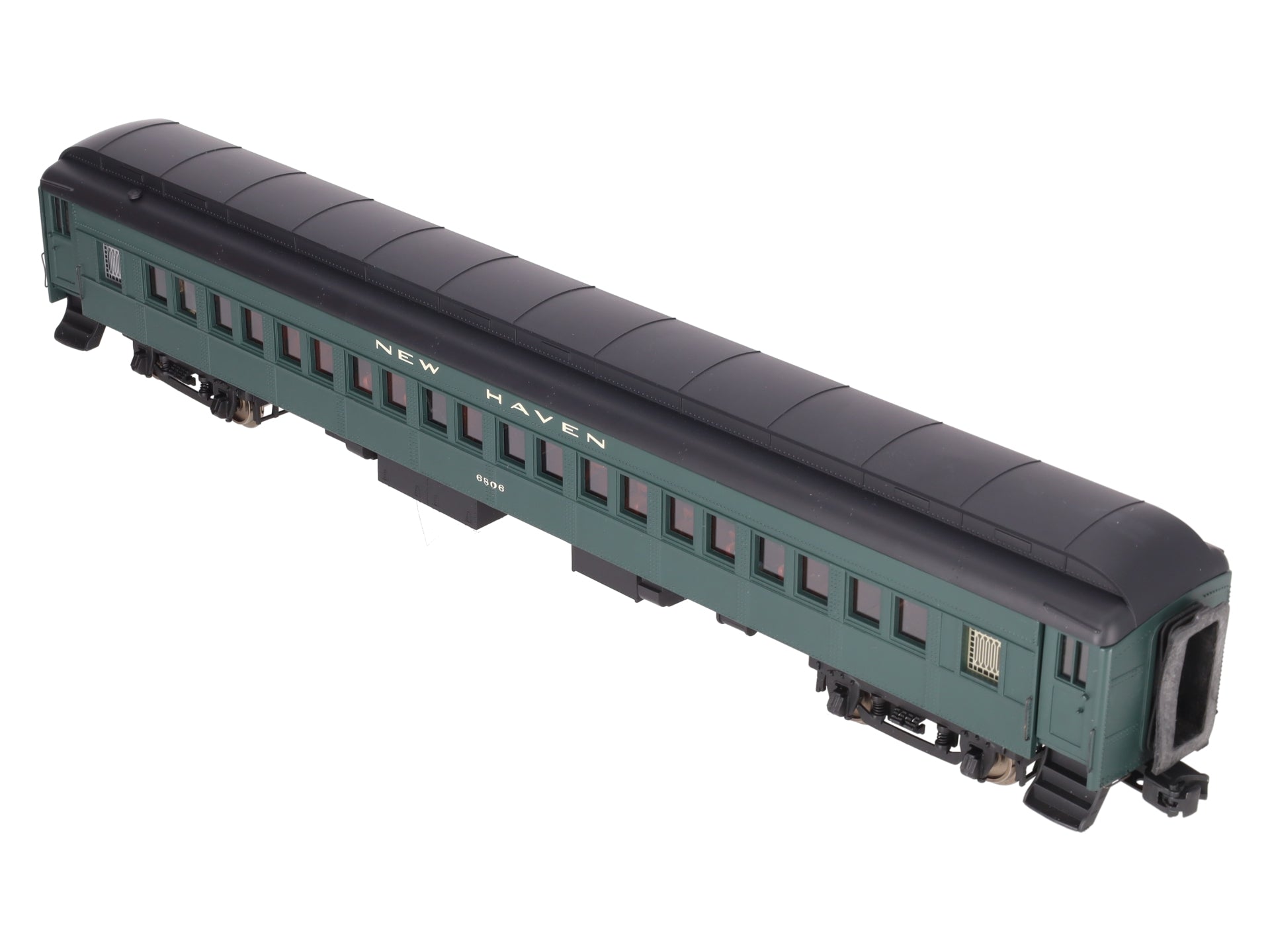 Golden Gate Depot New O Gauge Haven 80' Green Coach #6806 - 2-Rail EX/Box