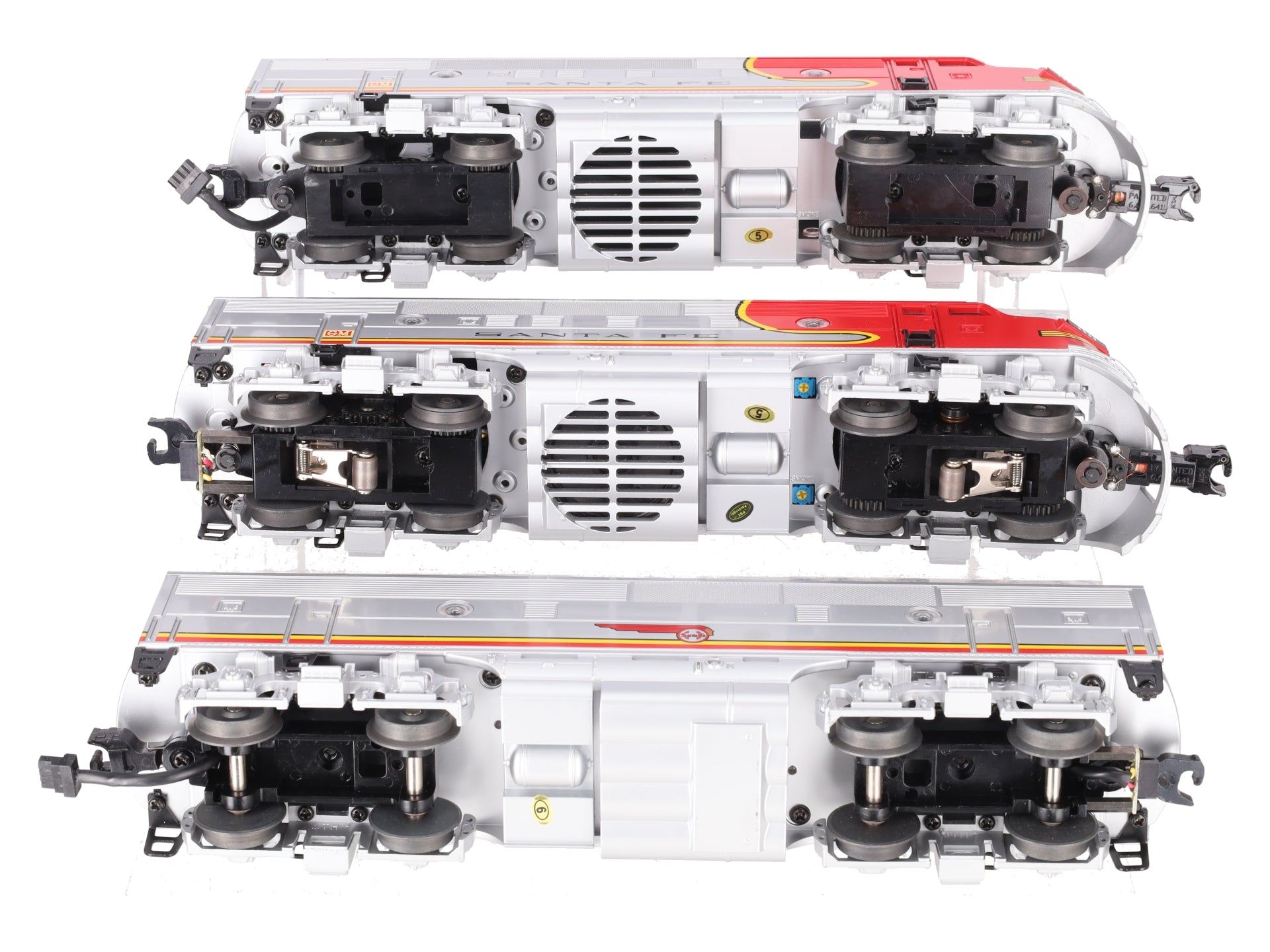 MTH 30-2471-1 Santa Fe F-3 ABA Diesel Engine Set w/ PS 2.0 #2343 EX/Box