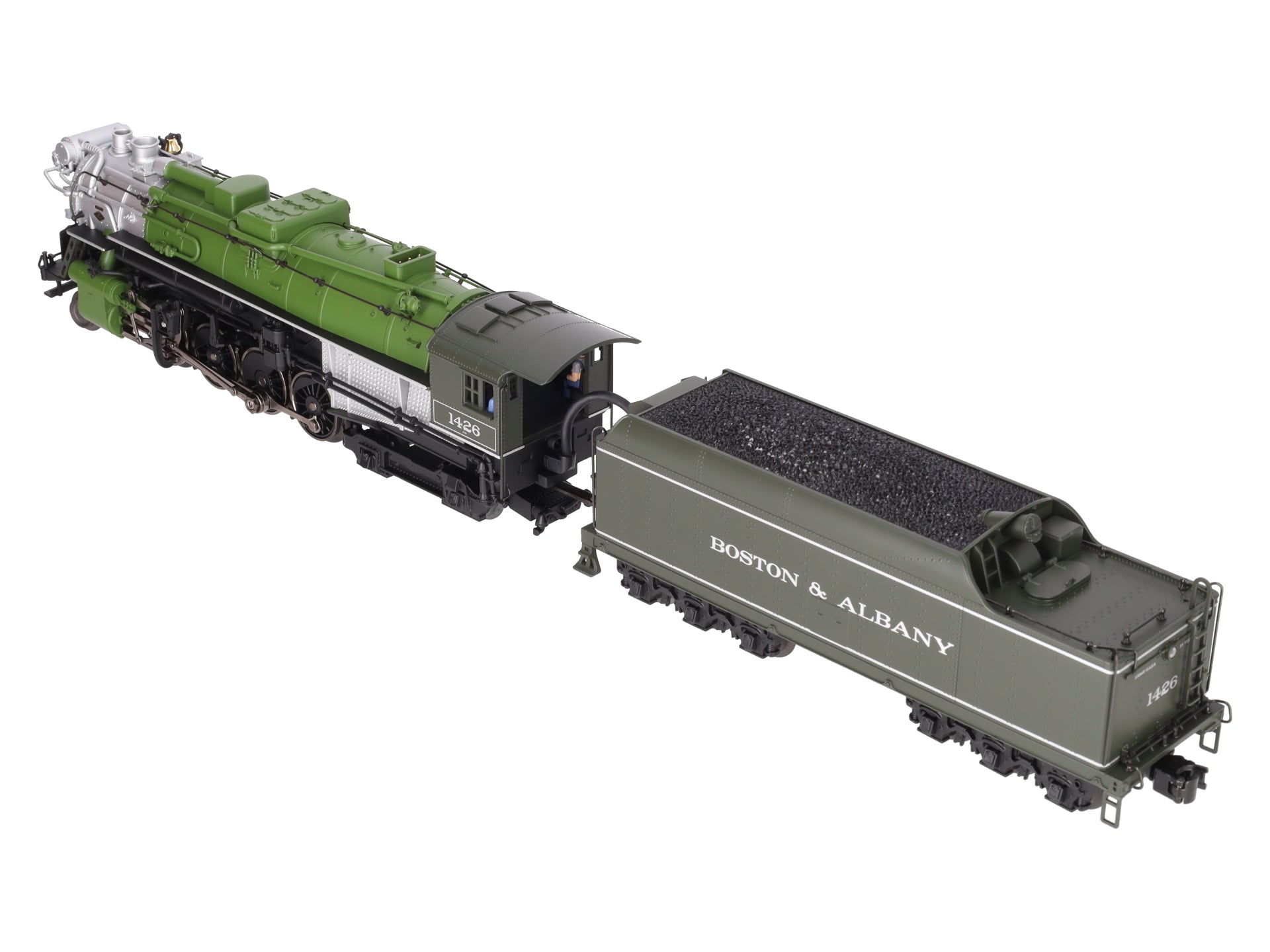 K-Line K3670-1426CC Boston & Albany Berkshire Steam Loco #1426 with TMCC LN/Box