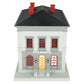 MTH 30-9099 O Gray & Maroon Police Station Assembled Building LN/Box