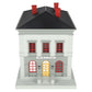 MTH 30-9099 O Gray & Maroon Police Station Assembled Building LN/Box