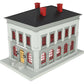 MTH 30-9099 O Gray & Maroon Police Station Assembled Building LN/Box