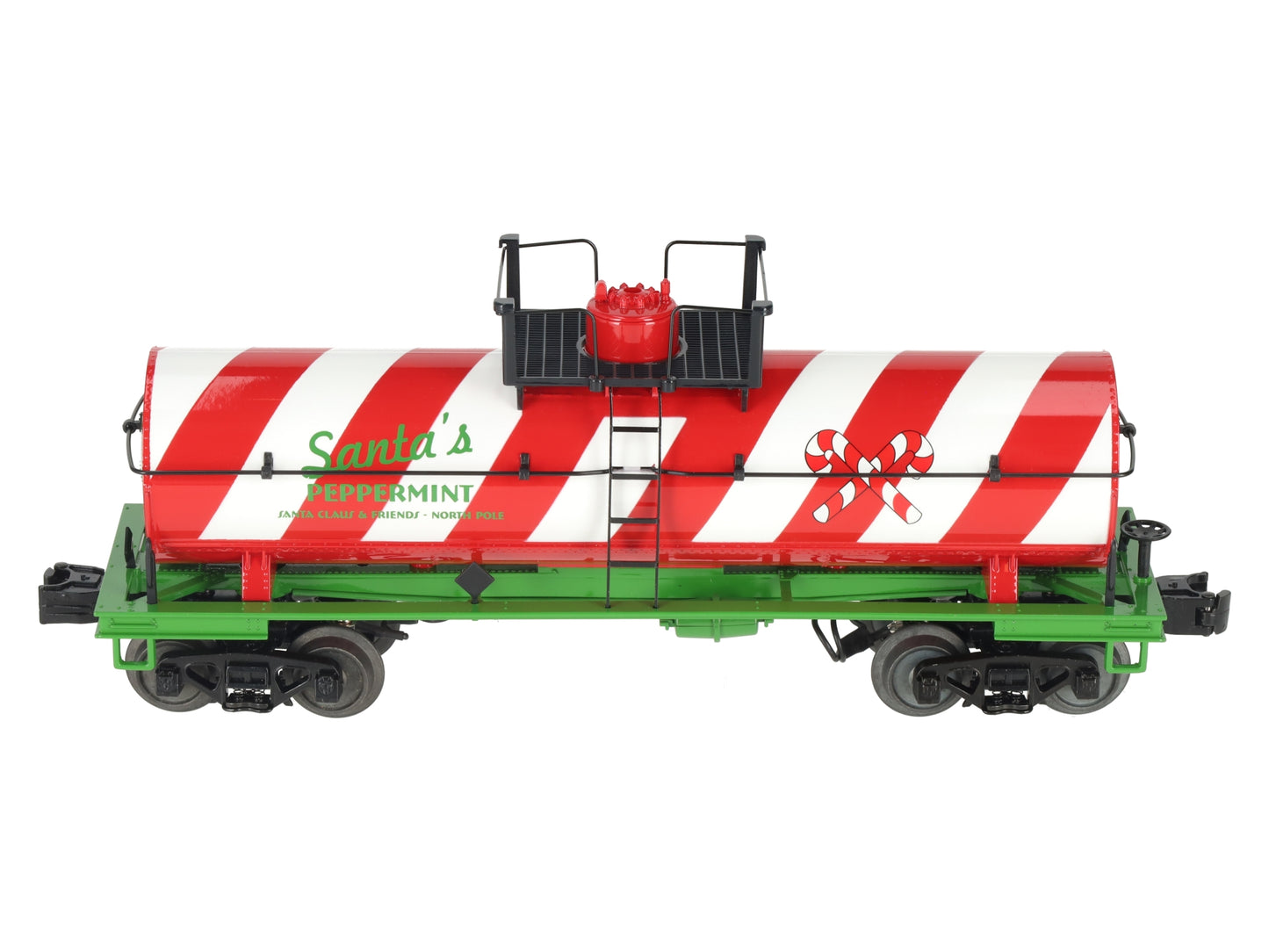 MTH 30-73520 O Christmas Smoking Tank Car #Peppermint