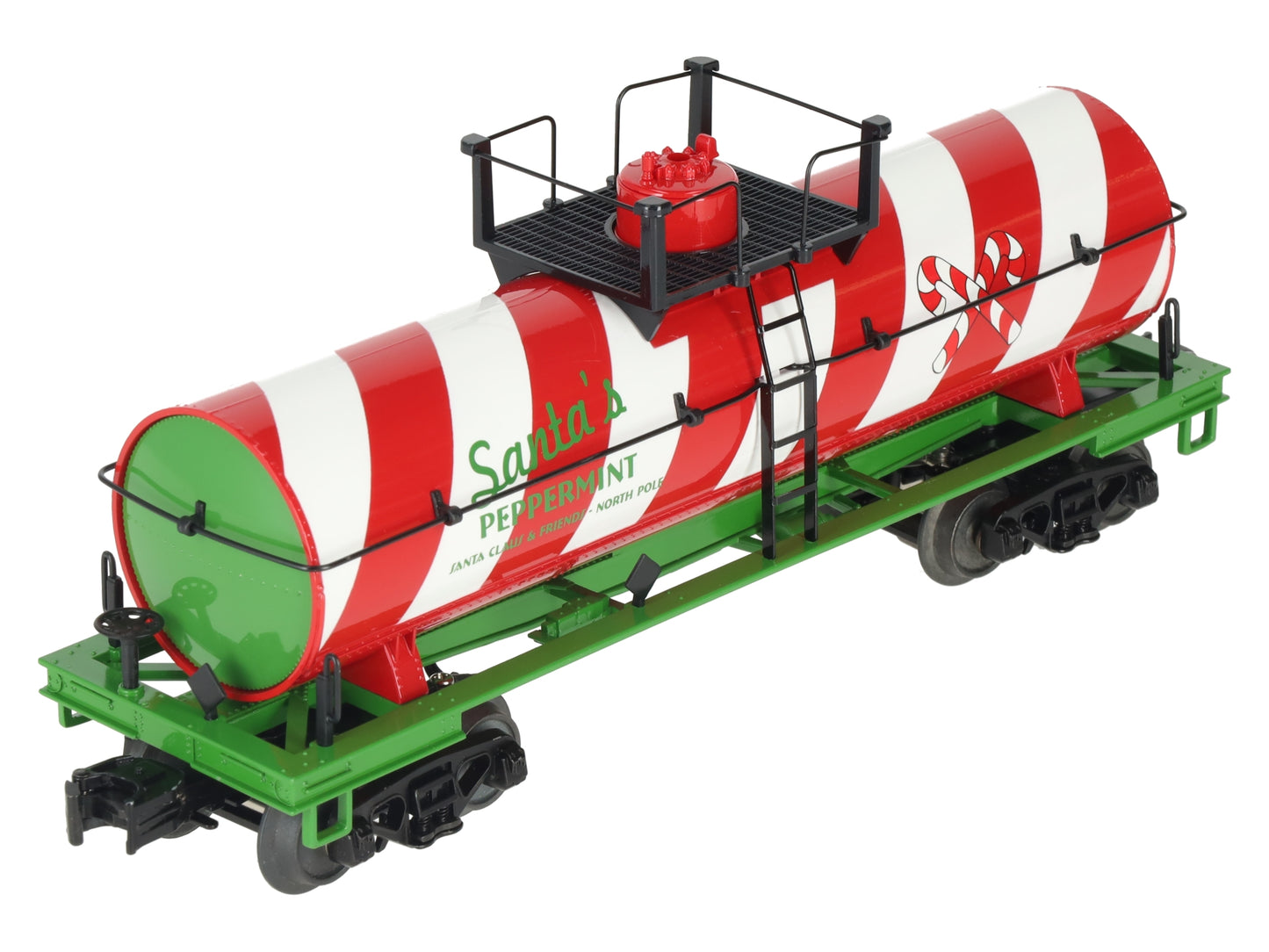 MTH 30-73520 O Christmas Smoking Tank Car #Peppermint