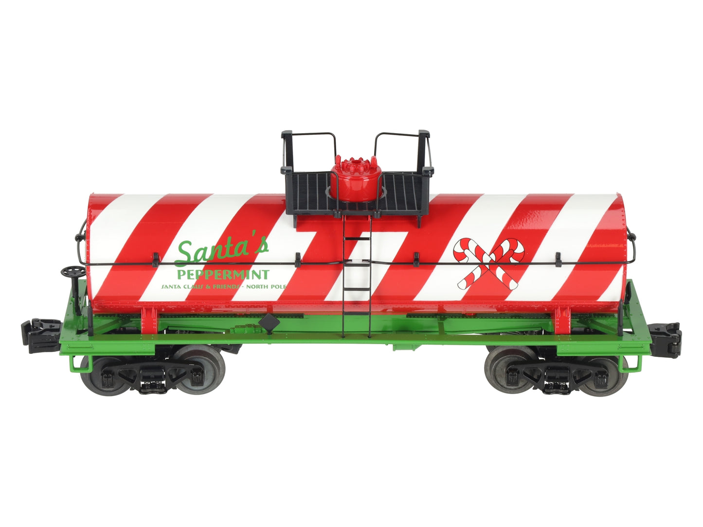 MTH 30-73520 O Christmas Smoking Tank Car #Peppermint
