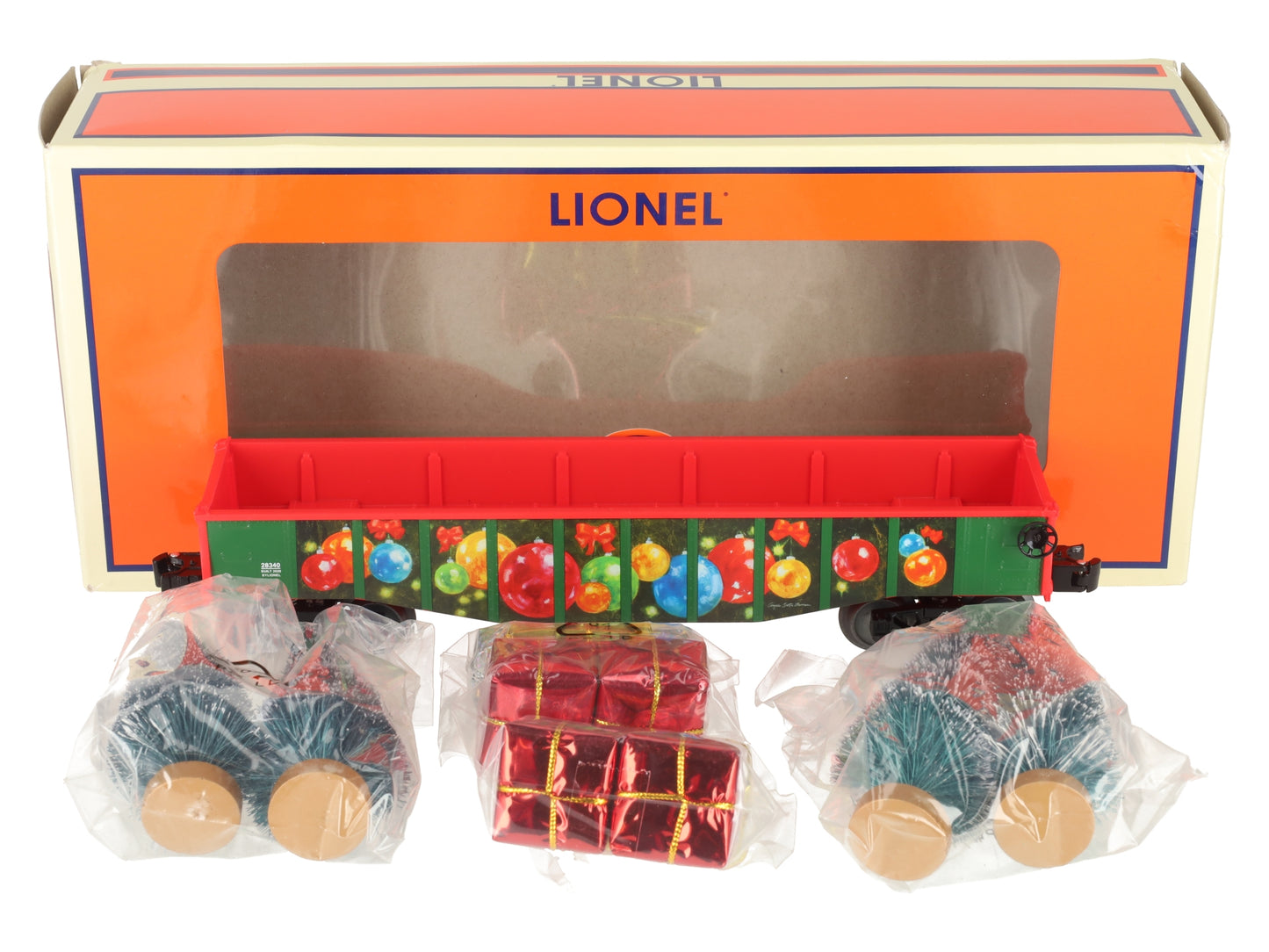 Lionel 2028340 O Gauge Angela Trotta Thomas Gondola w/ Presents & Trees LN/Box