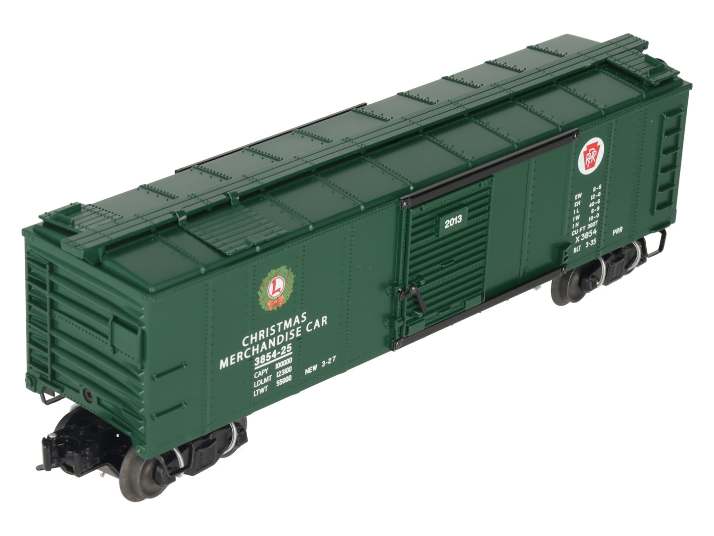 Lionel 6-27949 O Pennsylvania RR Christmas Operating Merchandise Car #3854-25 LN/Box