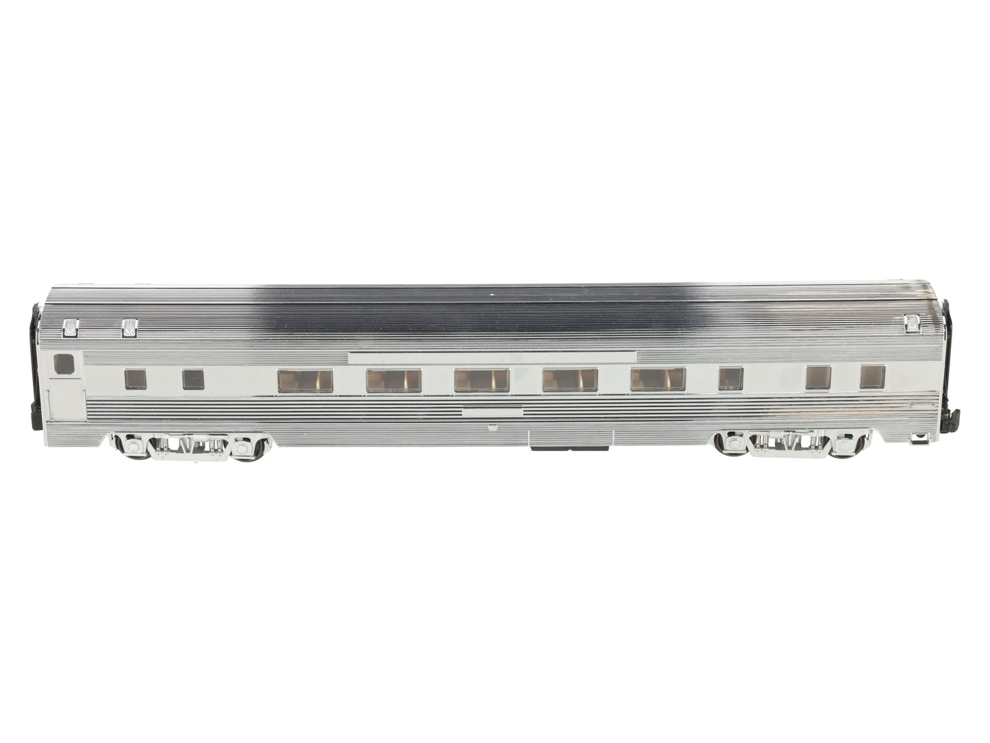 American Models S Gauge Chrome Undecorated Extra Budd Coach - Hi Rail EX/Box