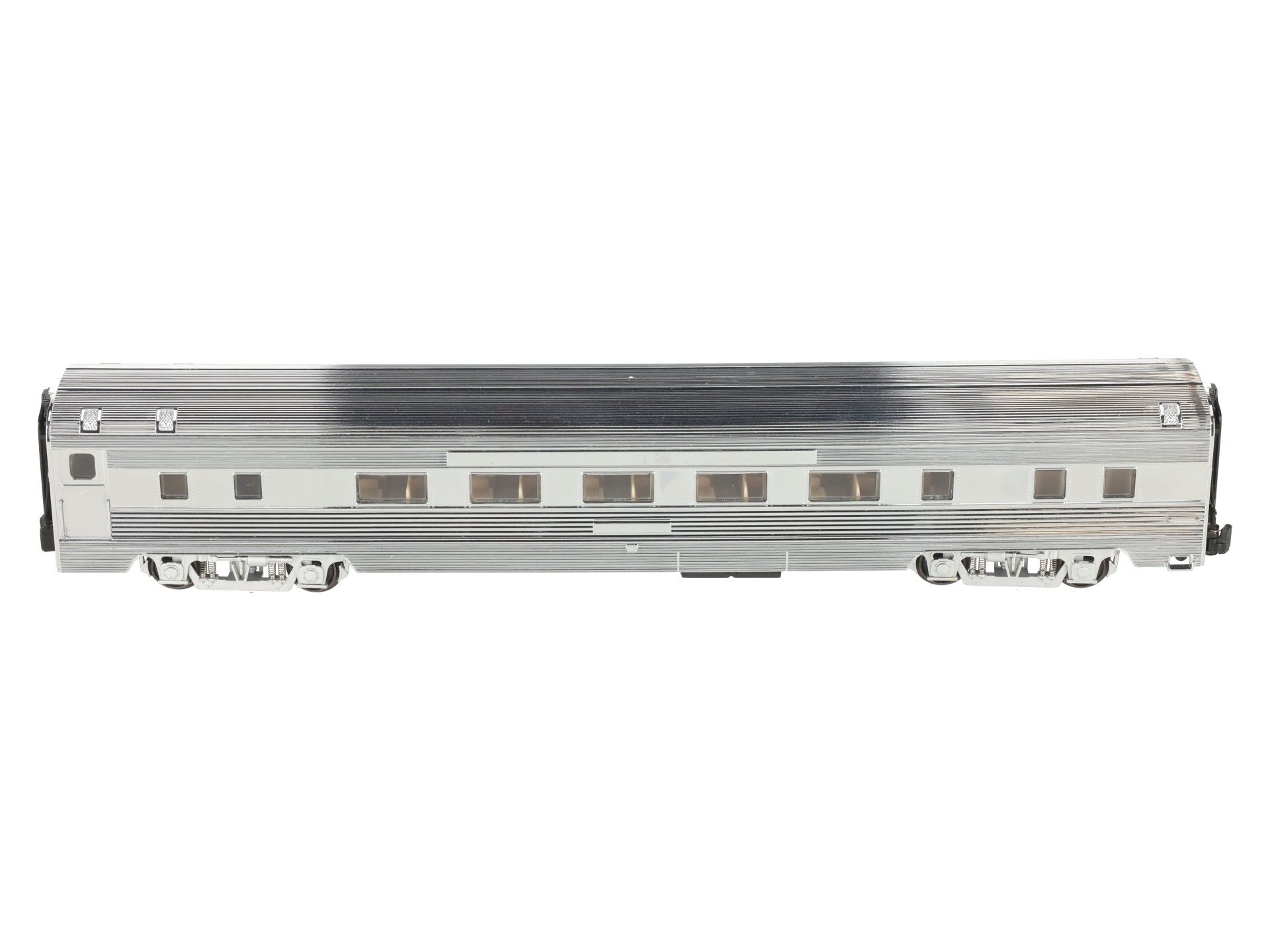 American Models S Gauge Chrome Undecorated Extra Budd Coach - Hi Rail EX/Box