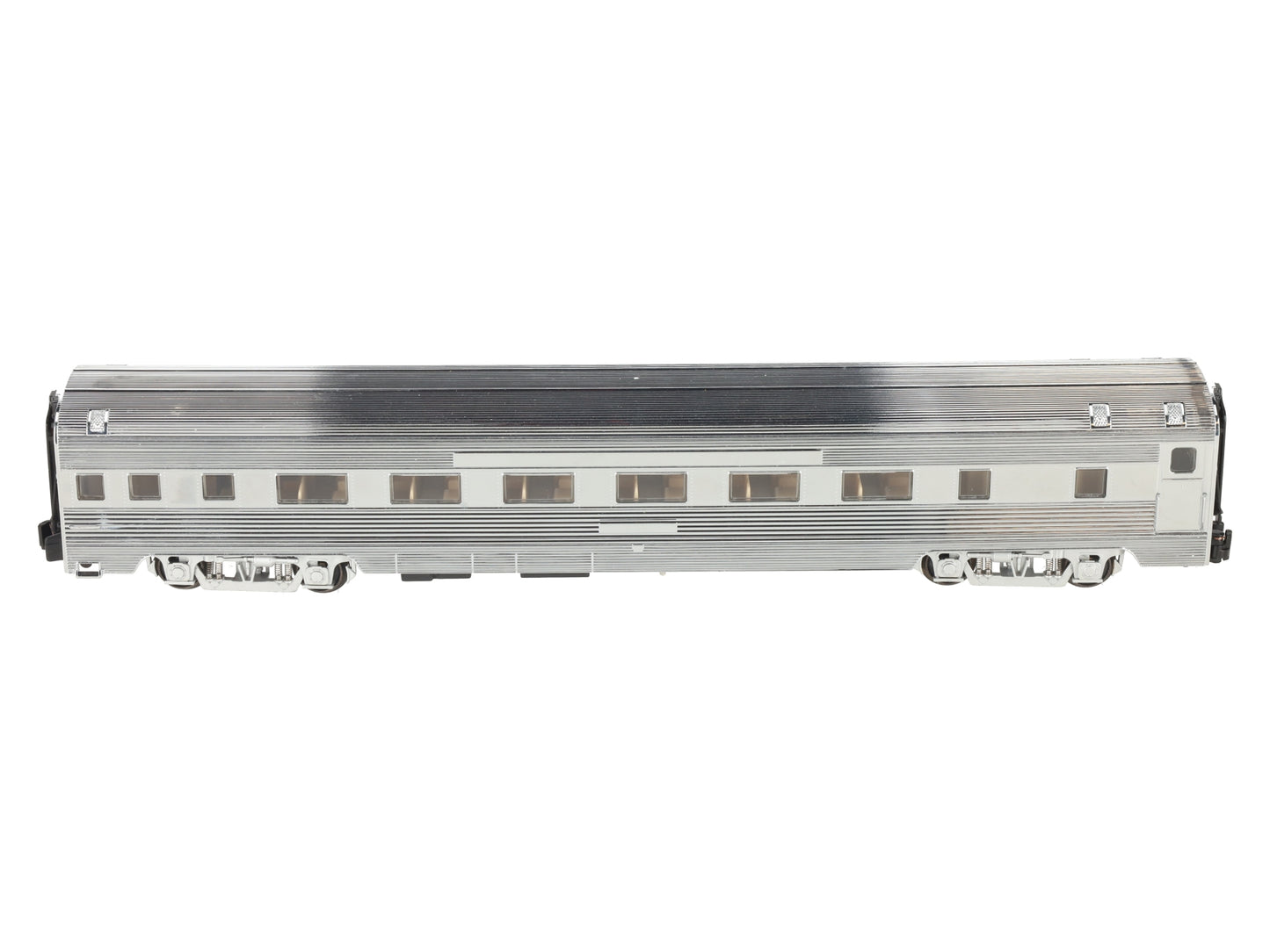 American Models S Gauge Chrome Undecorated Extra Budd Coach - Hi Rail EX/Box