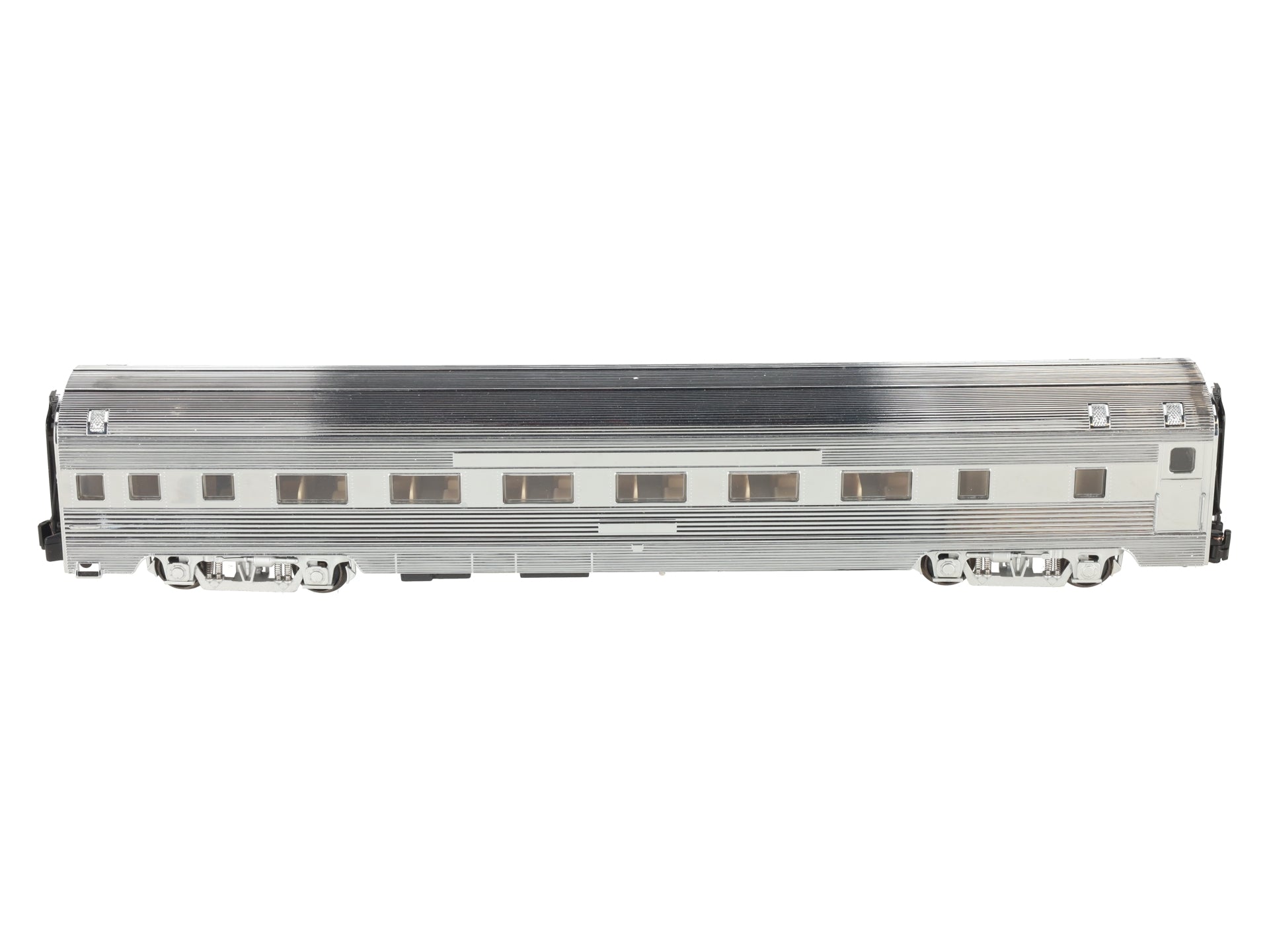 American Models S Gauge Chrome Undecorated Extra Budd Coach - Hi Rail EX/Box