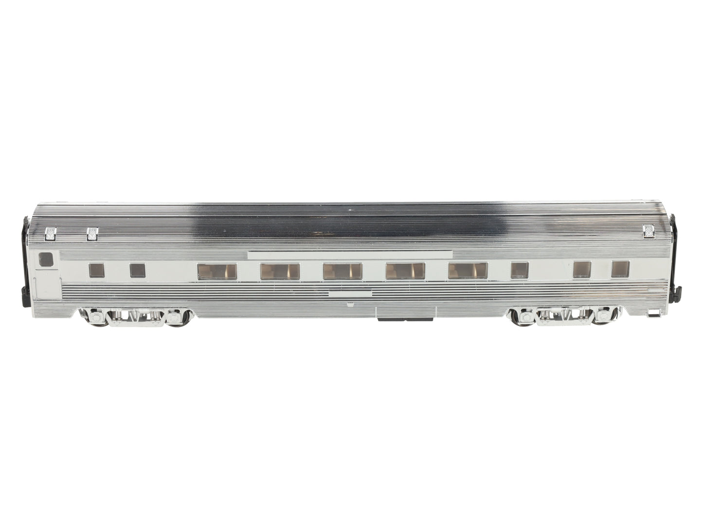 American Models S Gauge Chrome Undecorated Extra Budd Coach - Hi Rail EX/Box