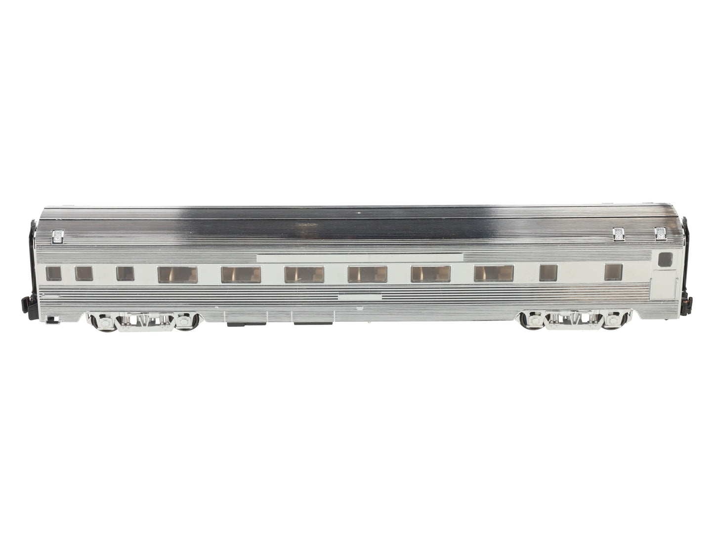 American Models S Gauge Chrome Undecorated Extra Budd Coach - Hi Rail EX/Box