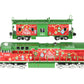 MTH 30-20757-1 O Gauge Christmas ES44AC Diesel & Caboose w/PS3 #2500/2501 EX/Box