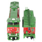 MTH 30-20757-1 O Gauge Christmas ES44AC Diesel & Caboose w/PS3 #2500/2501 EX/Box