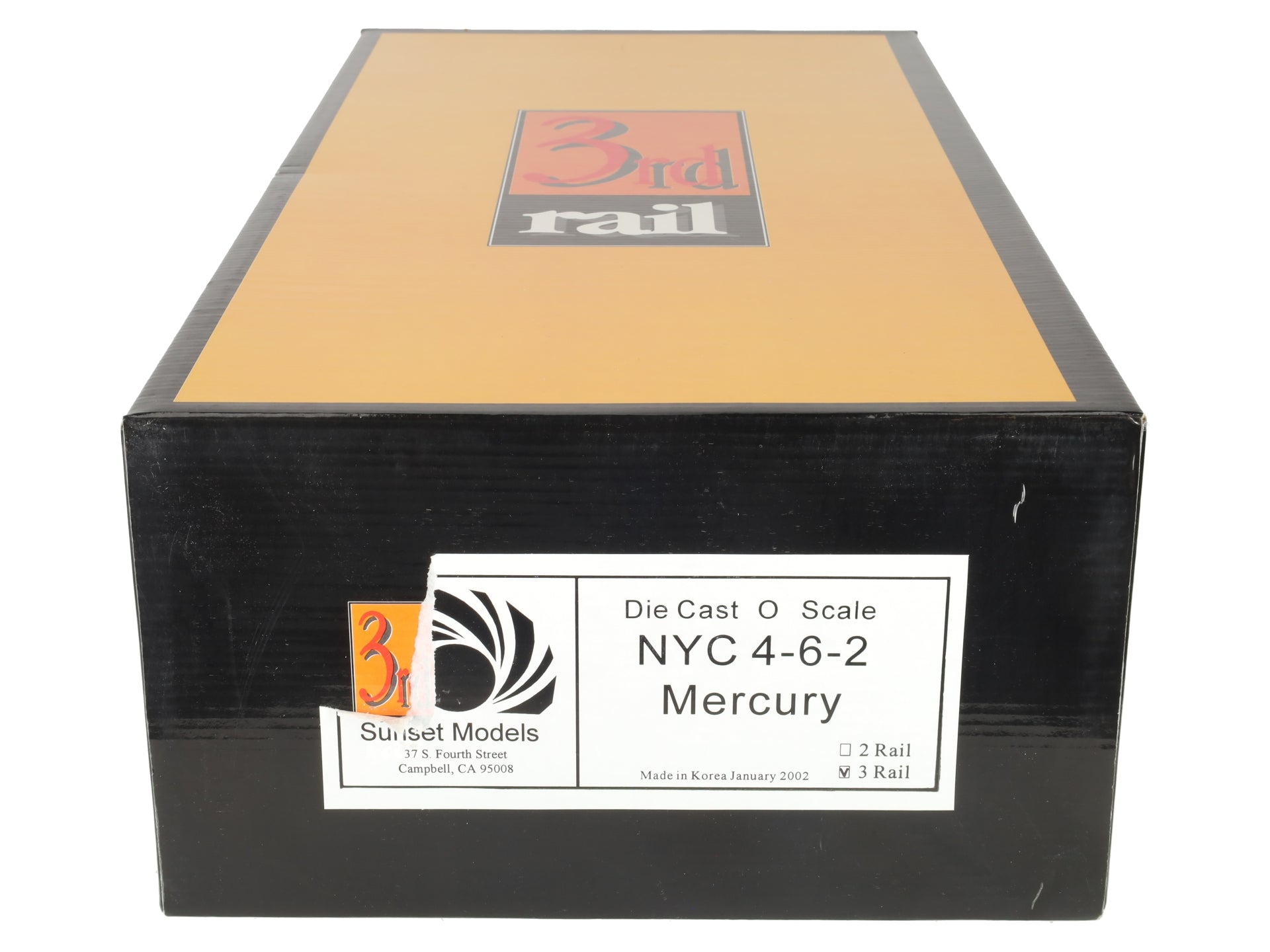 3rd Rail 5450 O Gauge NYC Mercury 4-6-2 Steam Locomotive & Tender EX/Box