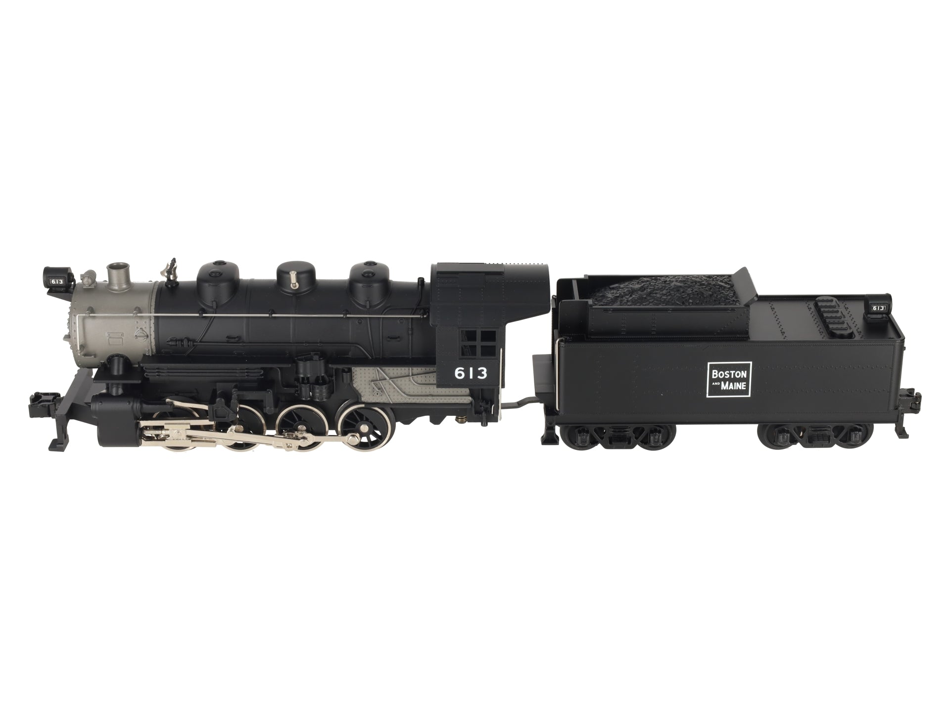 MTH 30-1184-1 Boston & Maine 0-8-0 Steam Switcher w/PS2 #613 EX/Box