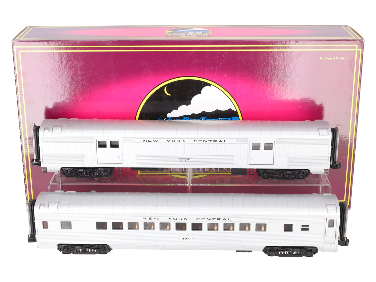 MTH 20-69127 O NYC 70’ ABS Baggage/Coach Ribbed Passenger Set (Set of 2)